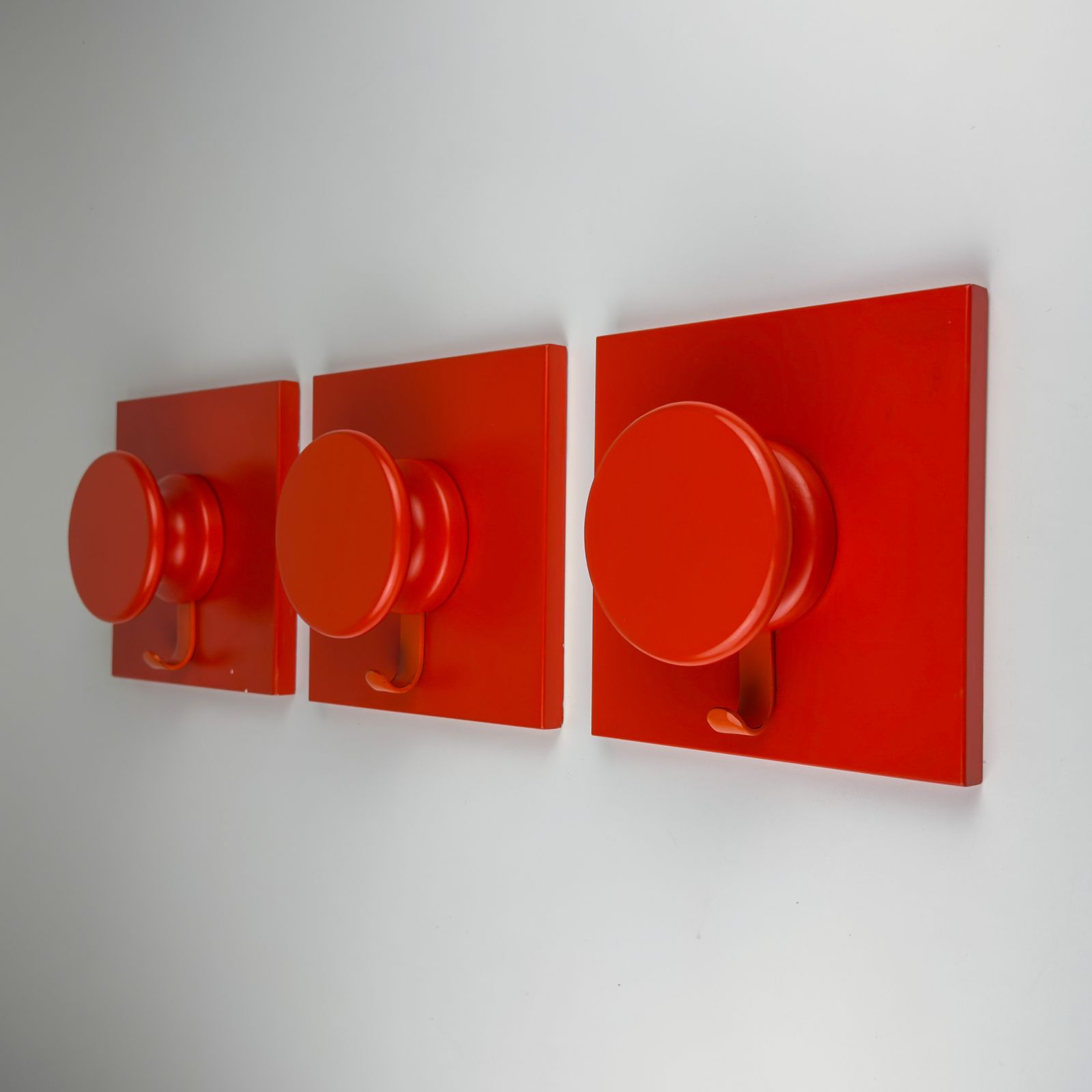 Mid Century Wall Hangers Space Age, Italy, 1980s, Set Of 3 photo furniture
