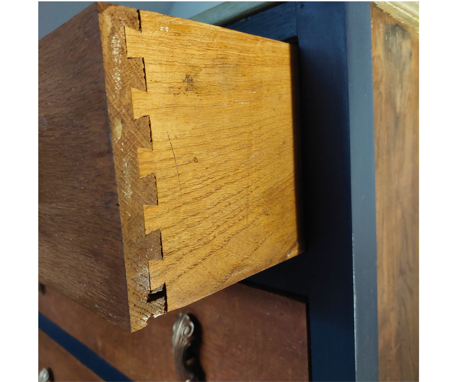 Tall Boy, Chest Of Drawers Refurbished photo buy
