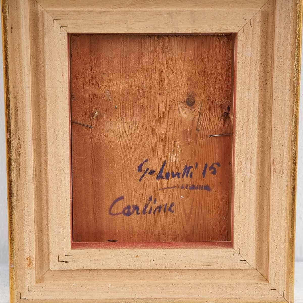 Oil On Panel Enchanting Floral Painting Hand Painted By Giovanni Lovetti, Painter From Ferrara (Italy) photo 267.0