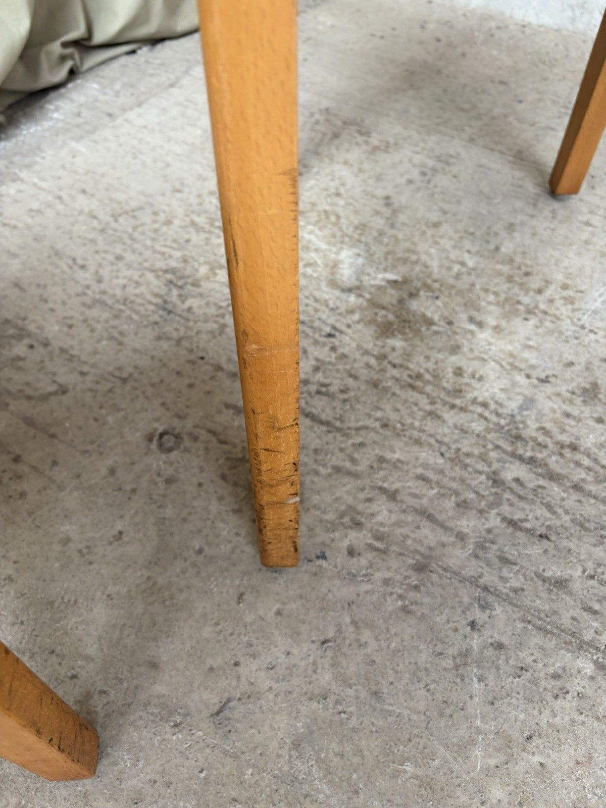photo buy Vtg Mid Century 2 Pair Of Solid Beech Church Dining Chairs Scandi Danish R1174