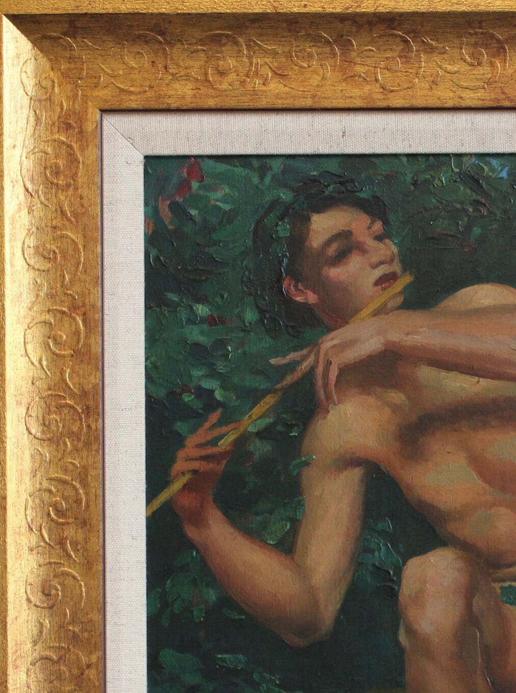 'The Young Shepherd With Pan Pipe' By Joseph Marius Avy (Circa 1920s) photo for sale