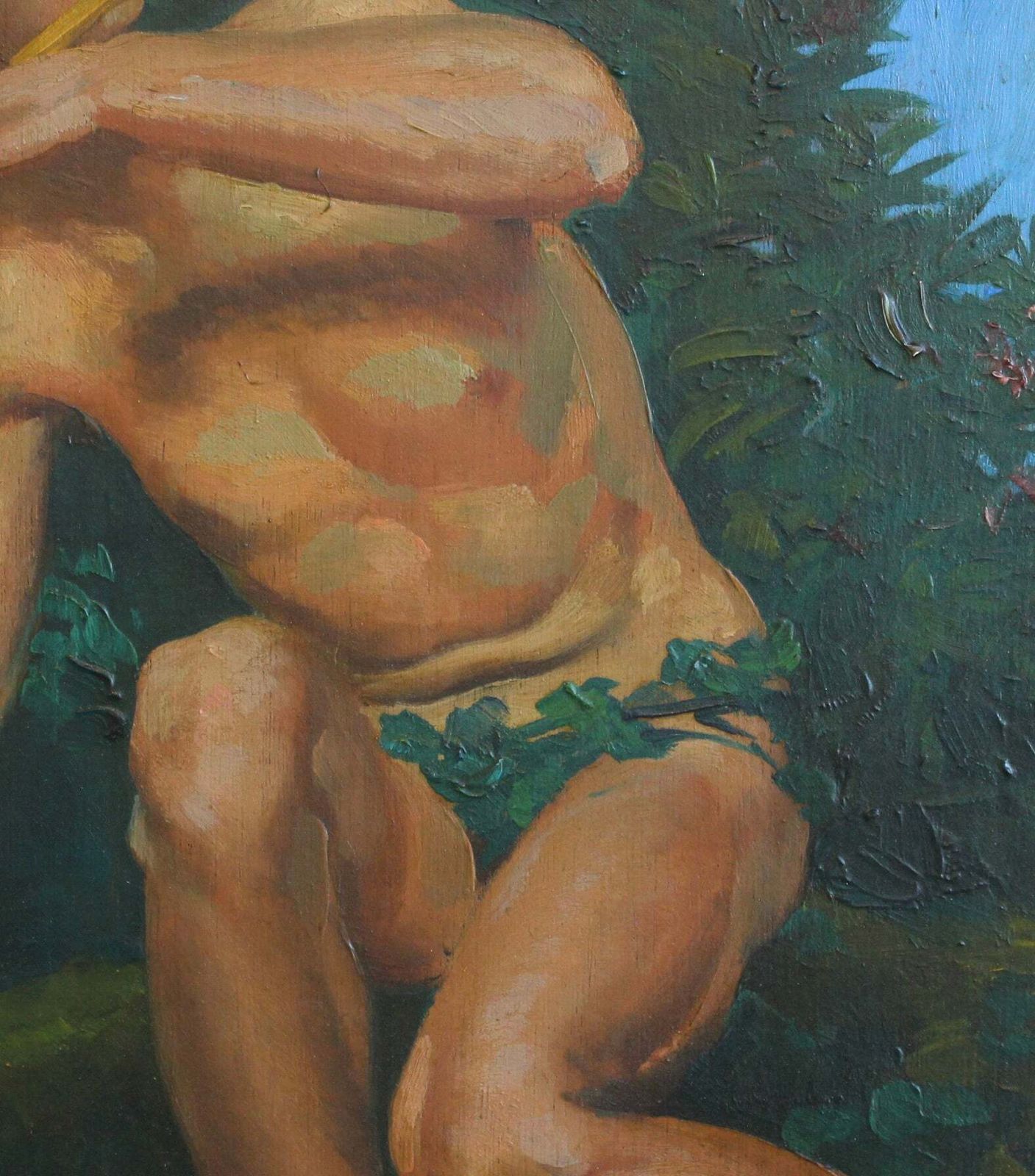 'The Young Shepherd With Pan Pipe' By Joseph Marius Avy (Circa 1920s) photo vinterior