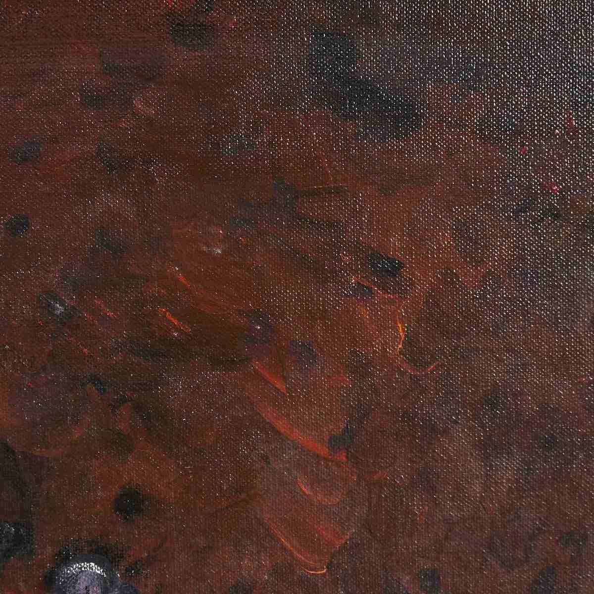 Oil On Canvas Still Life By G. Guidetti, 1970s photo Art