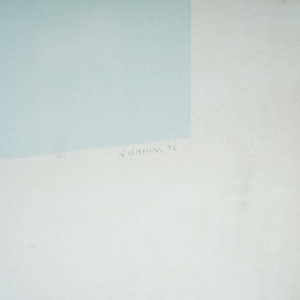 Modern Artwork By Saverio Rampin, Homage To Rita Signed, 1972 photo for sale