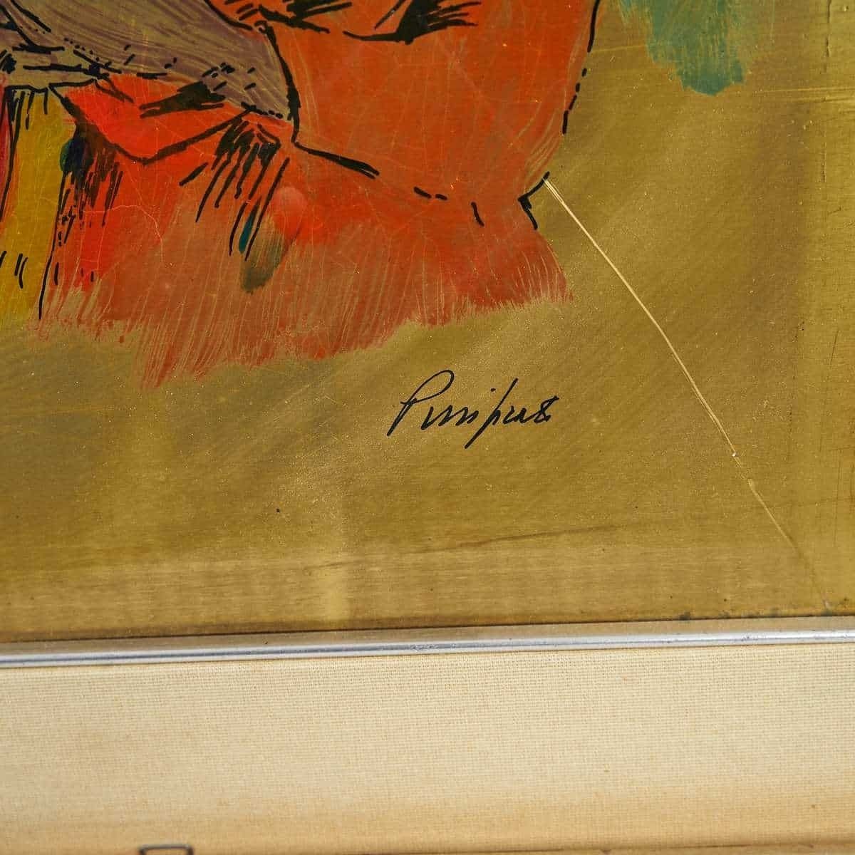 Unique Silkscreen: Homage To Titian On Ottone Domenico Purificato photo furniture