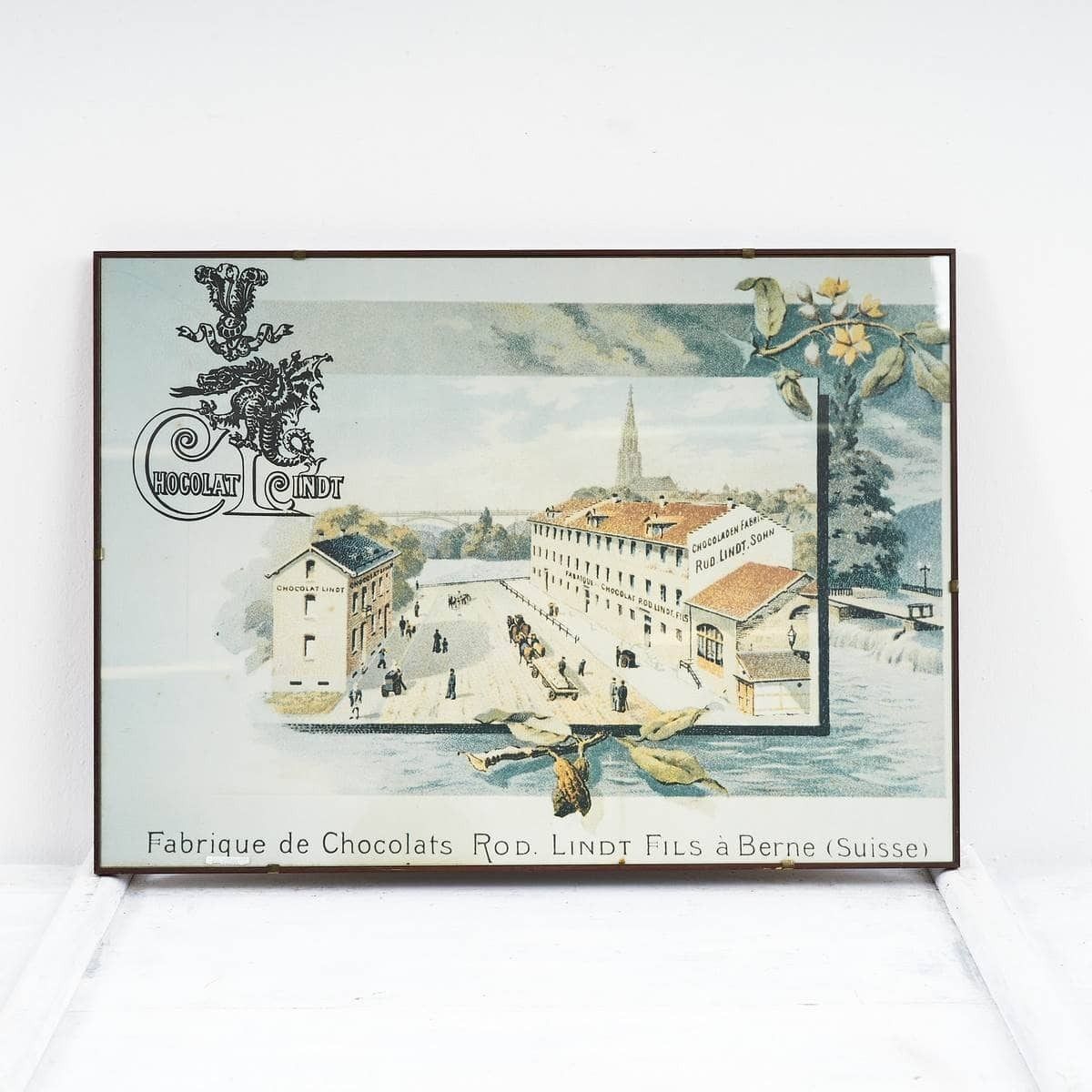 Vintage Lindt Chocolate Print By Lindt Chocolate Factory