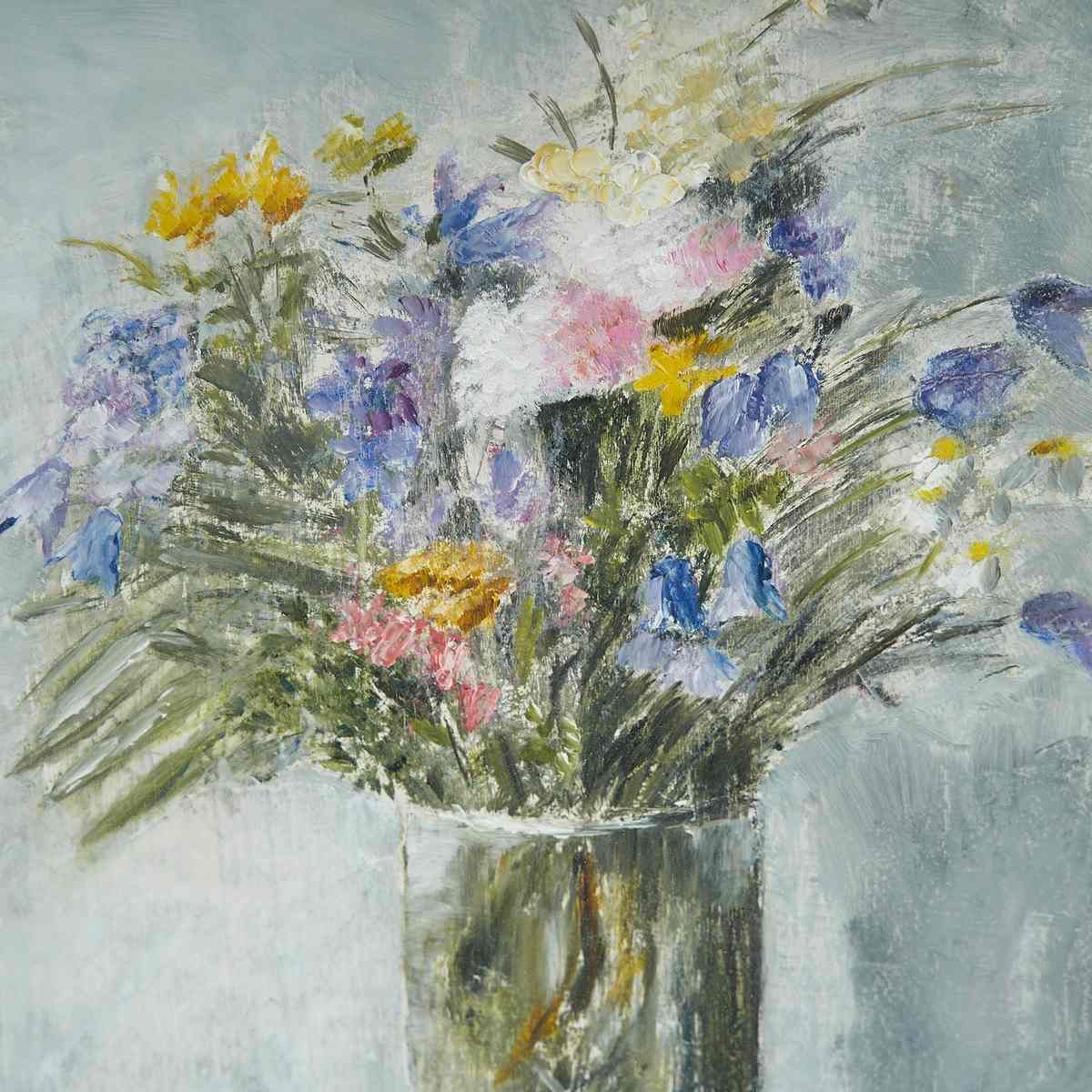 Magagnotti Oil Painting From 1967, Vase Of Flowers photo for sale