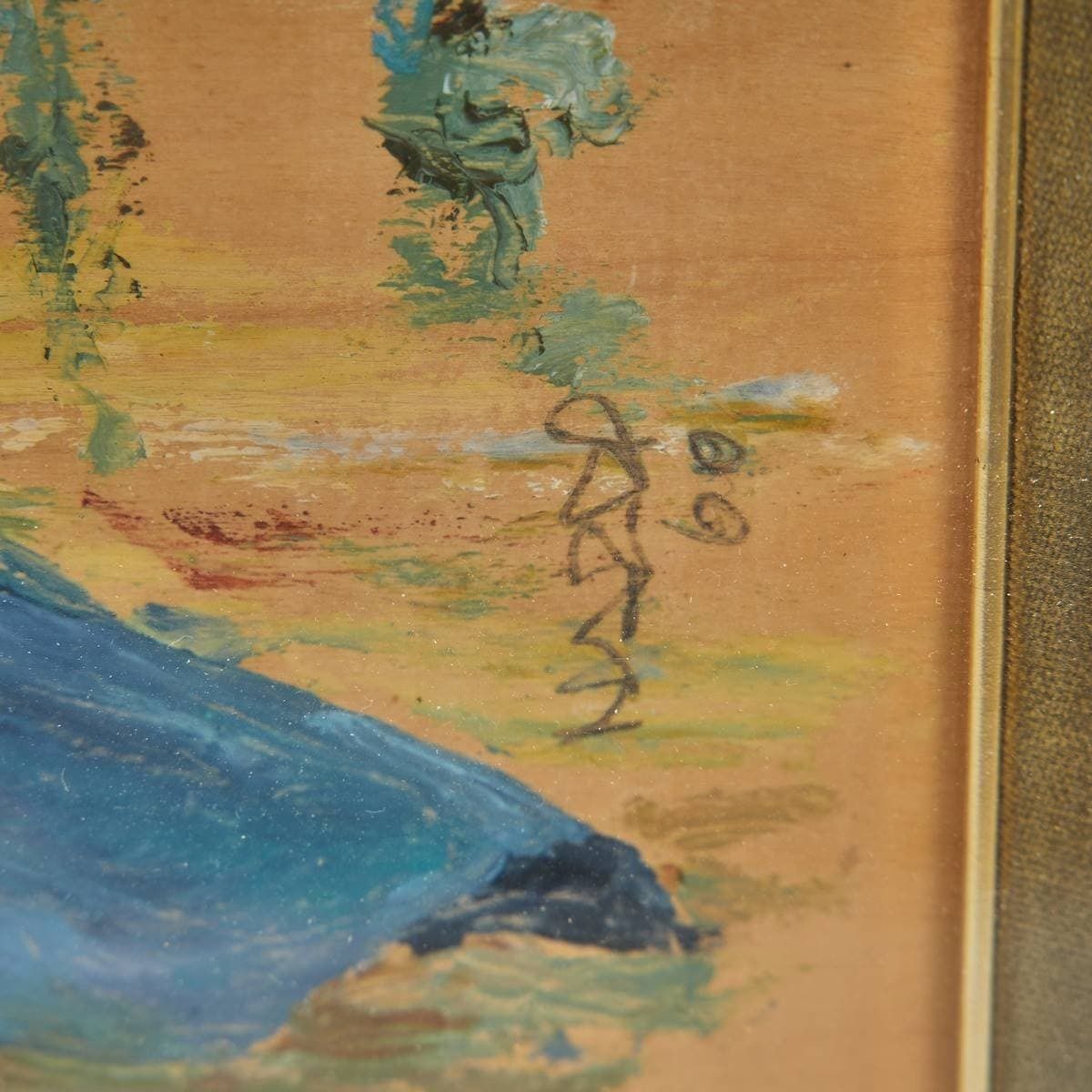 Oil On Panel Sacred Mother And Child Madonna 1960s, 1970s photo Art