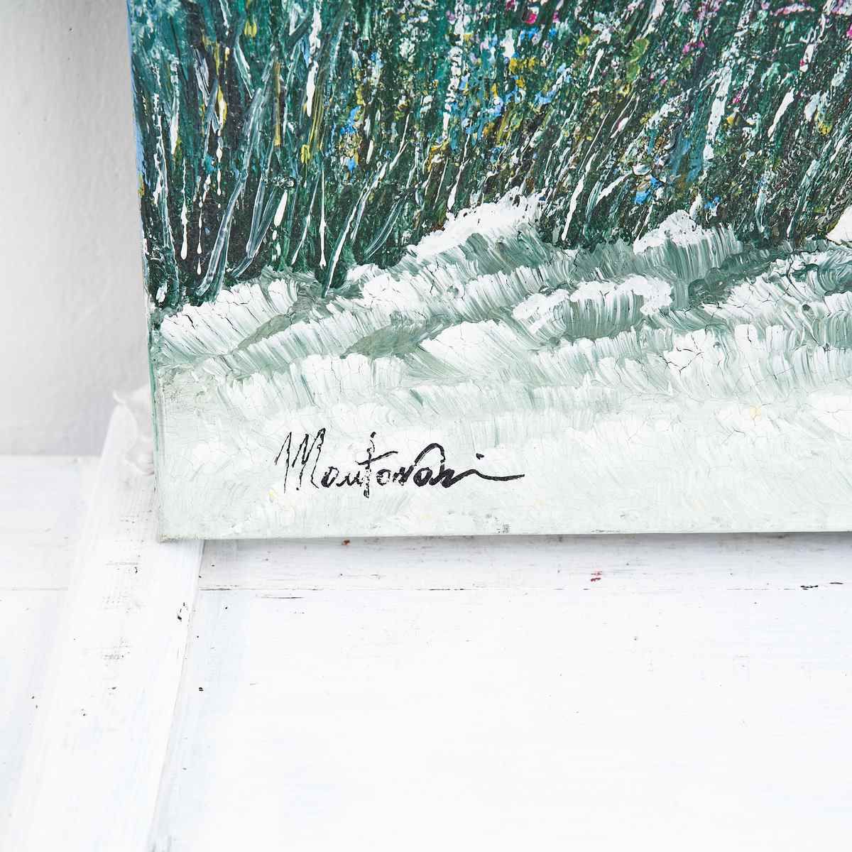 Oil On Canvas, Broom In Sanremo, By Costanza Mantovani photo furniture