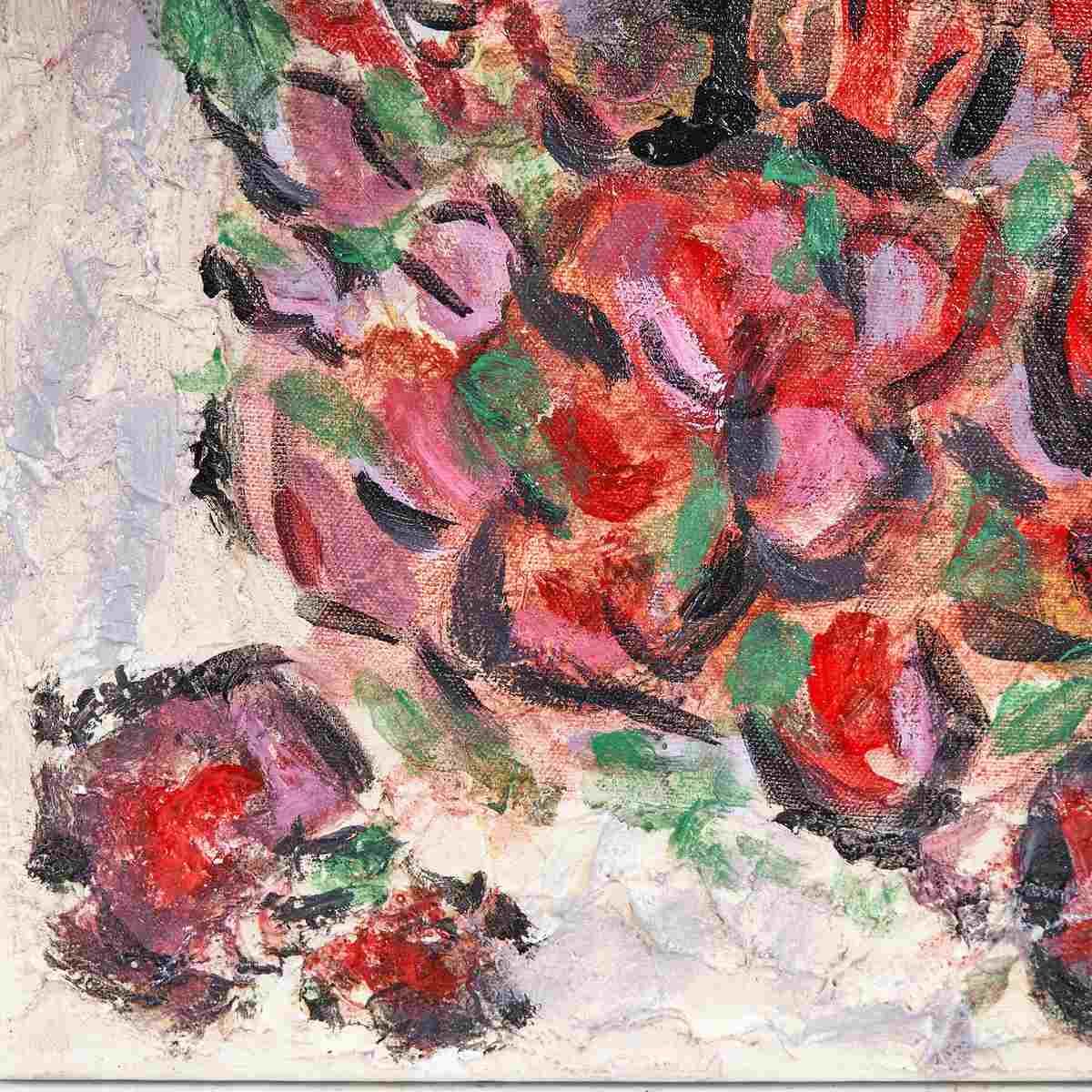 Oil On Canvas, Explosion Of Flowers Of 2020 photo furniture
