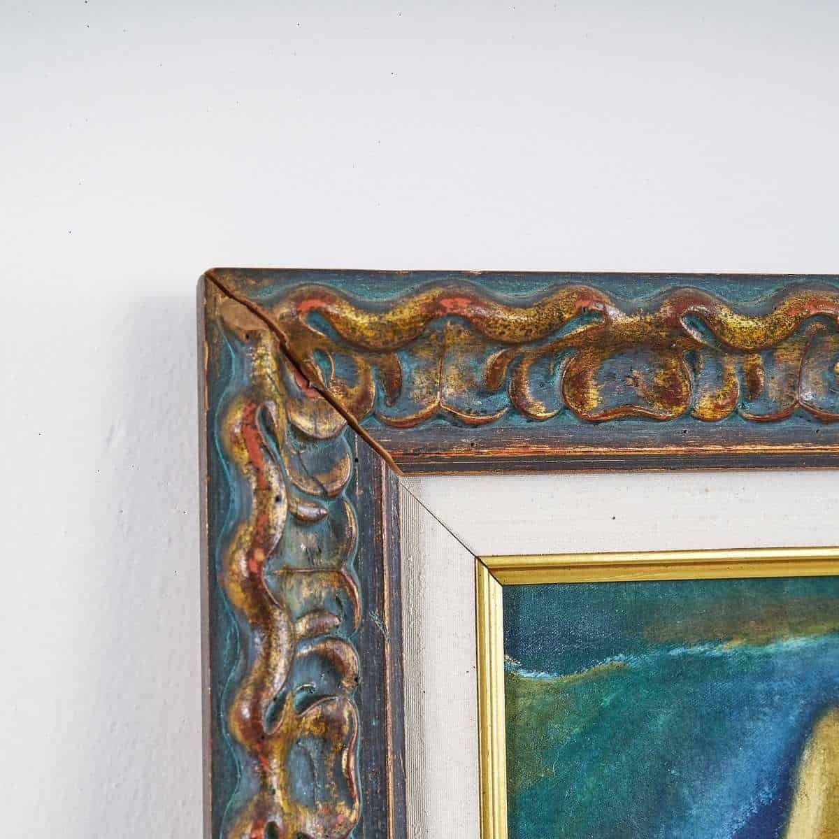 Massimo Zonari Abstract Oil In Mixed Technique, Painter From Ferrara (Italy). photo Art