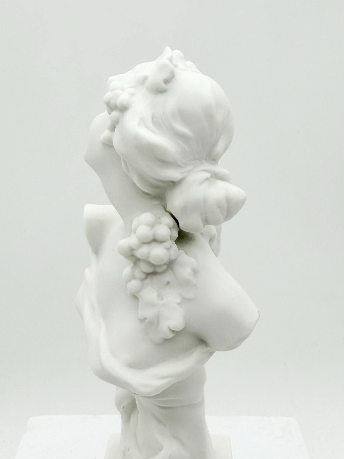 La Courtille Paris Antique French Bisque Porcelain Bust Circa 1810, Locre Factory Bisque Figurine photo vintage
