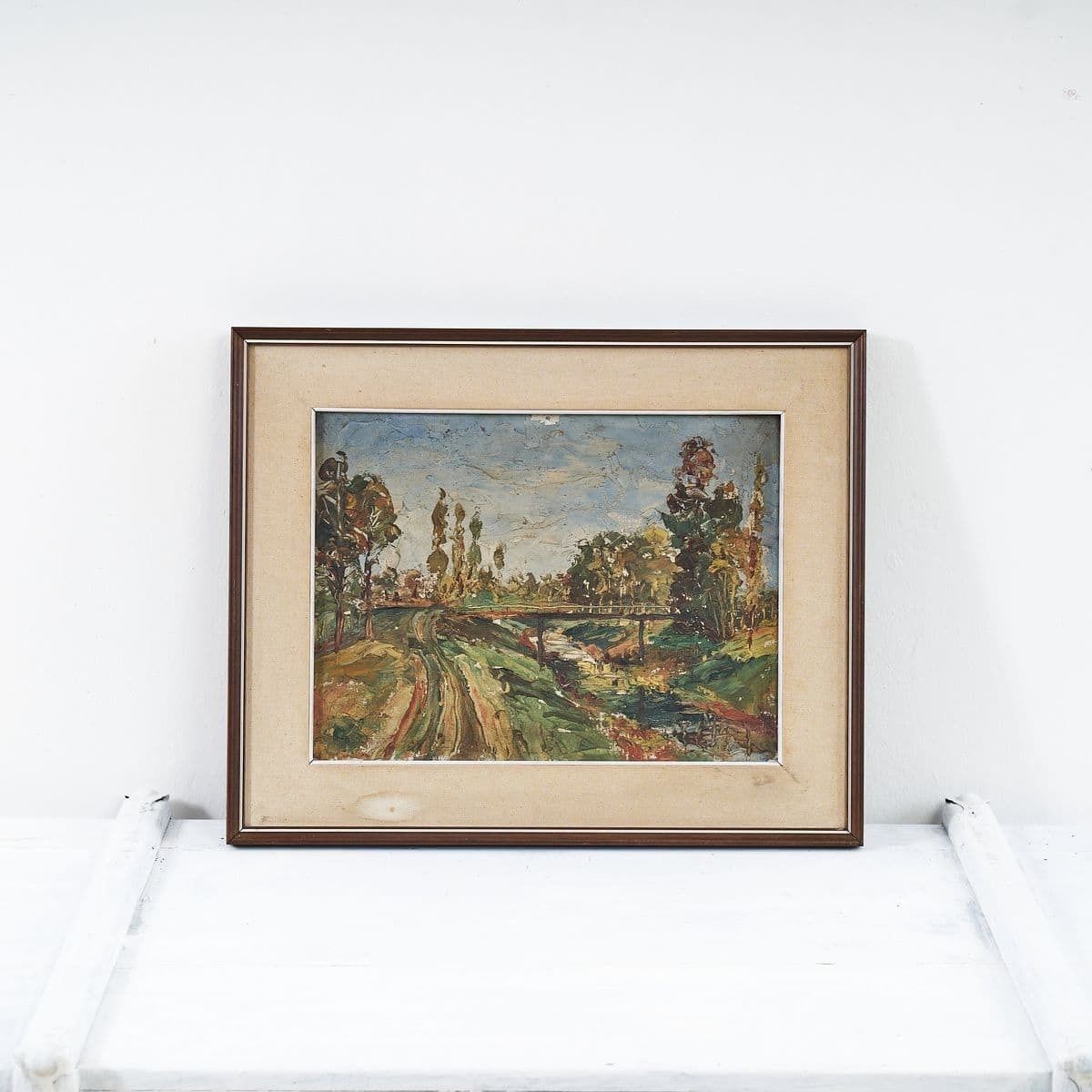 Exclusive Vintage Oil Painting, Landscape Painting, 1950s – 1960s