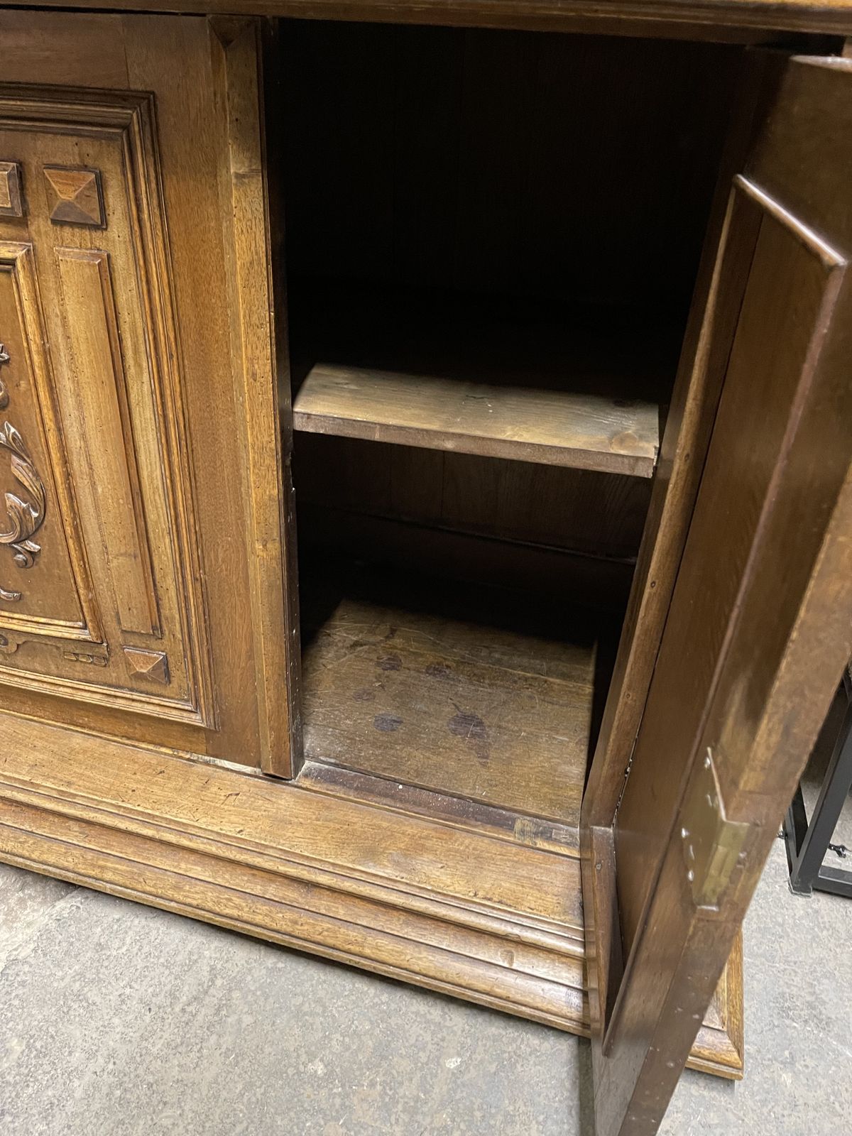 Stunning Large / Tall Antique Cabinet From French Chateau photo vintage