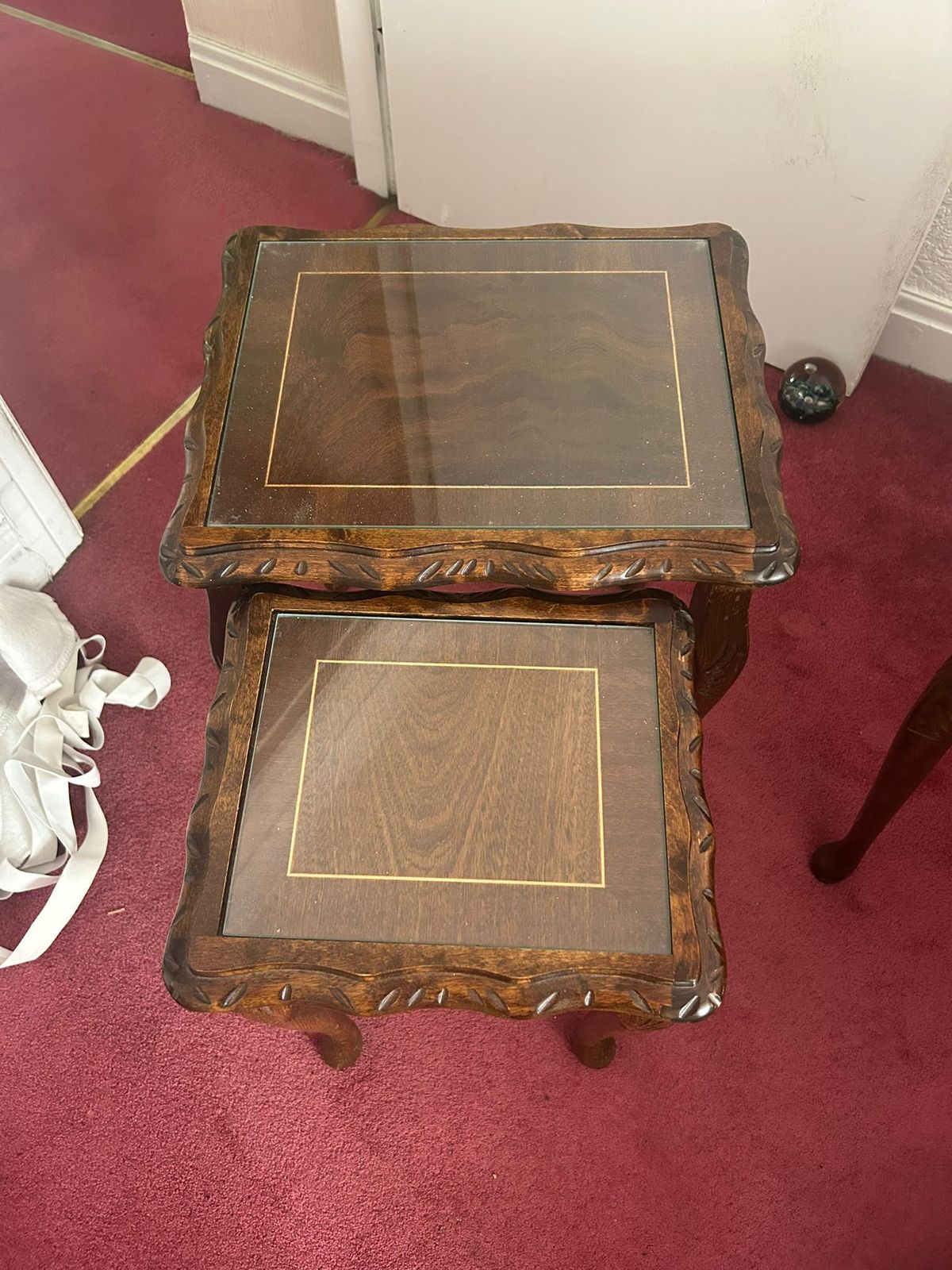 Ornate Nest Of Side Tables, Early 20th Century photo Furniture