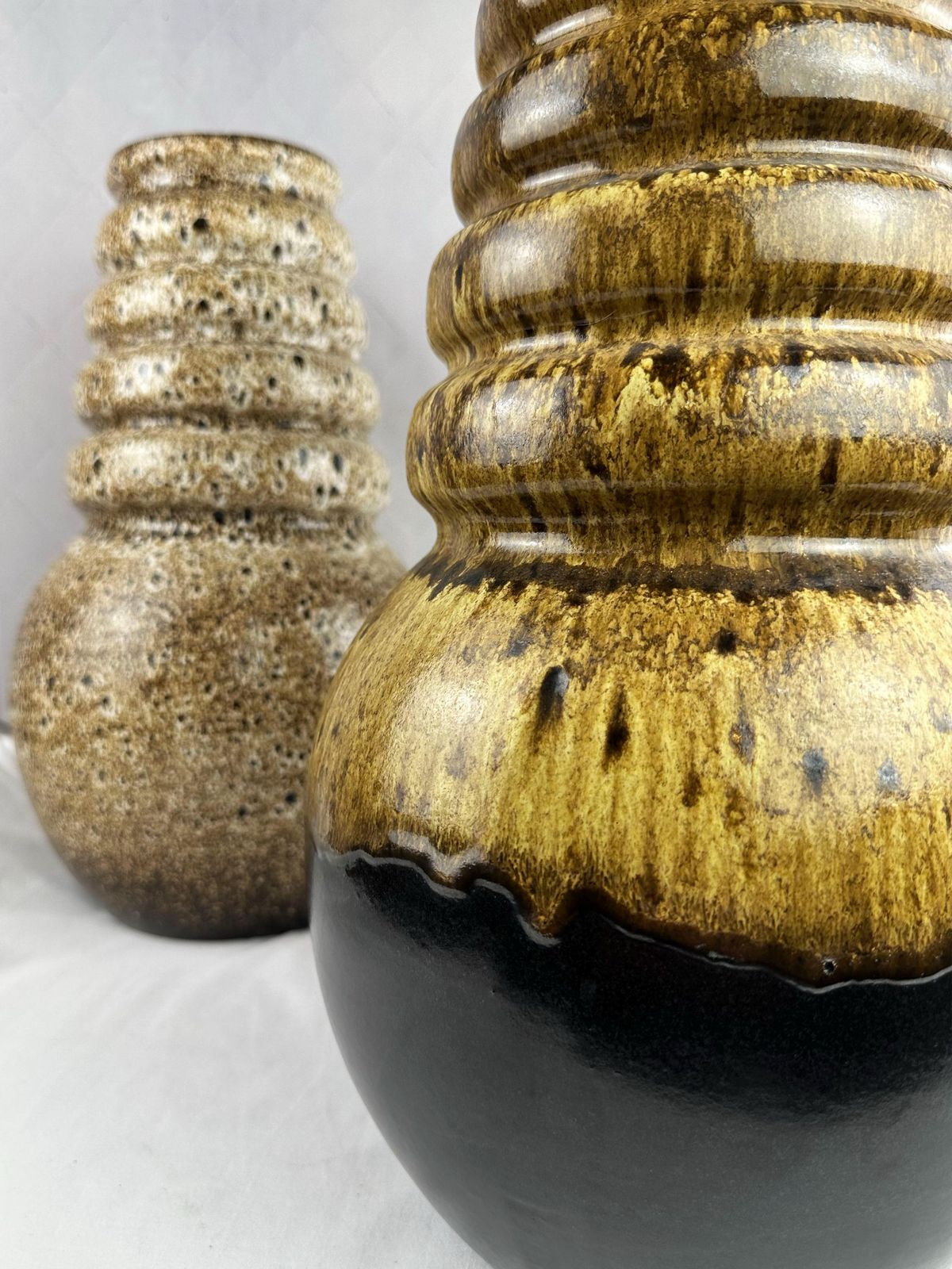 photo vintage Large Vintage Scheurich West German Fat Lava Vase #269 40 Circa 1970