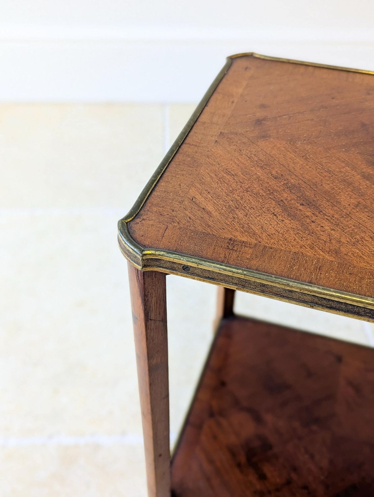 photo furniture Antique Victorian Mahogany Two Tier Occasional Table By W. Turner Lord & Co C.1880
