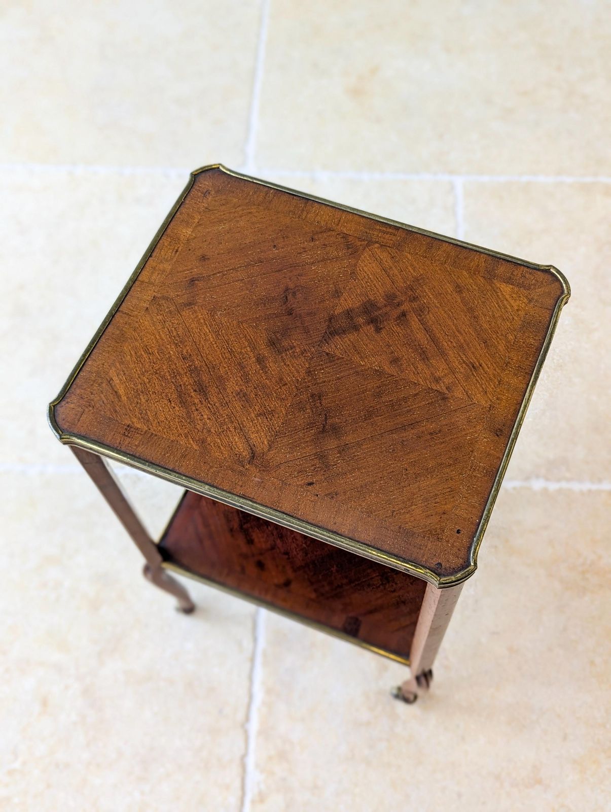 photo vinterior Antique Victorian Mahogany Two Tier Occasional Table By W. Turner Lord & Co C.1880