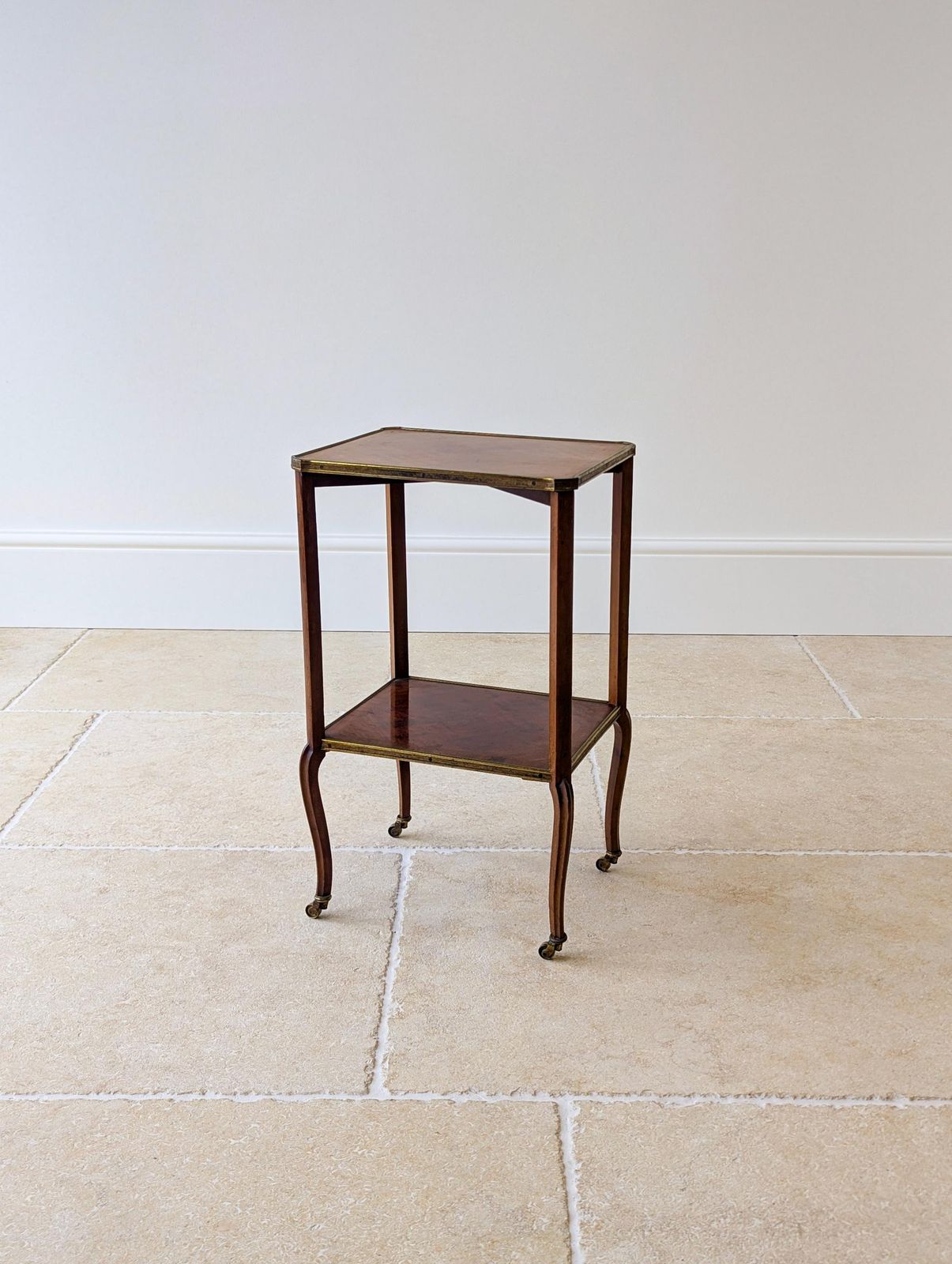 photo buy Antique Victorian Mahogany Two Tier Occasional Table By W. Turner Lord & Co C.1880