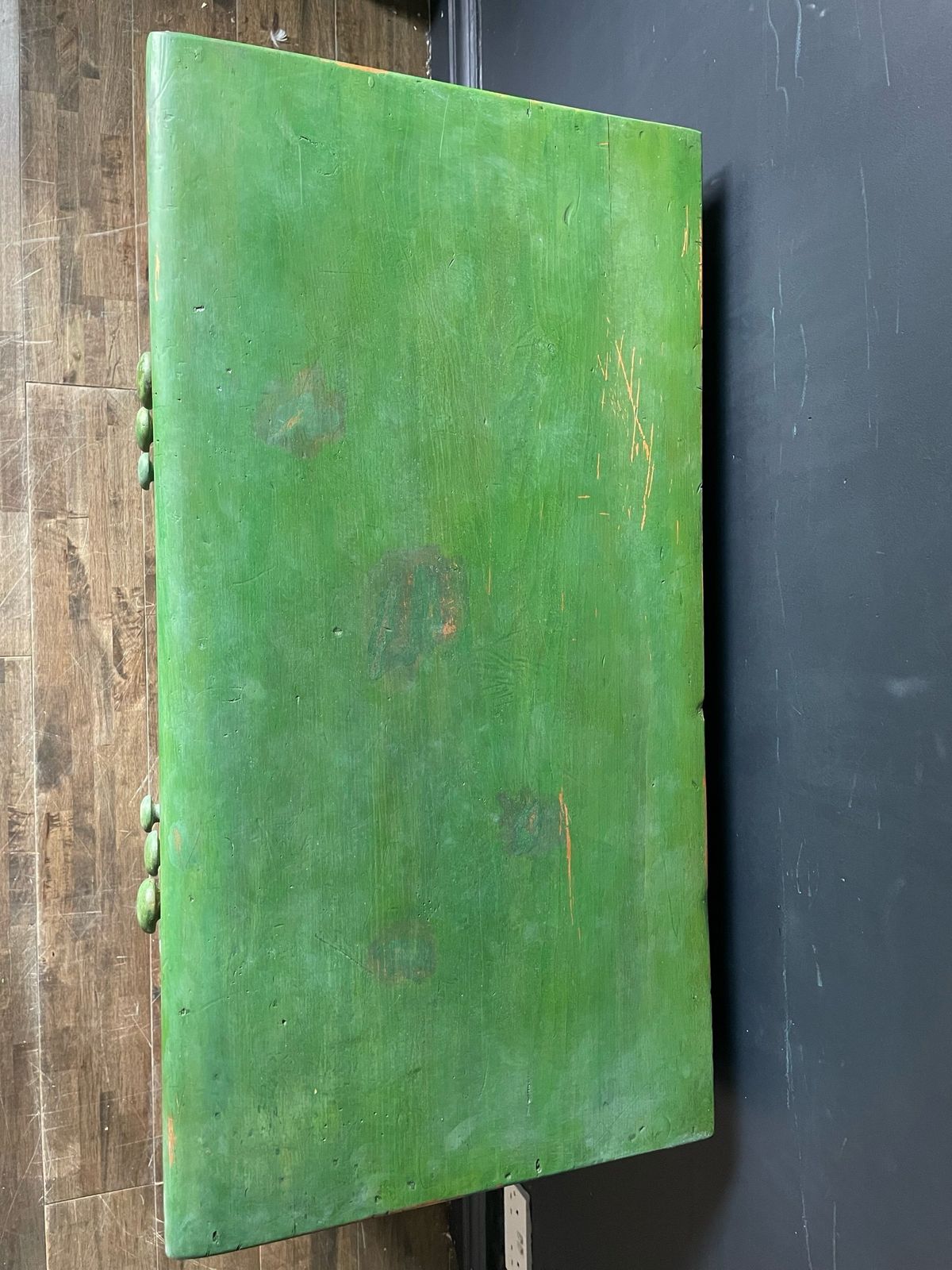 Victorian Vibrant Green, 1800s photo Furniture