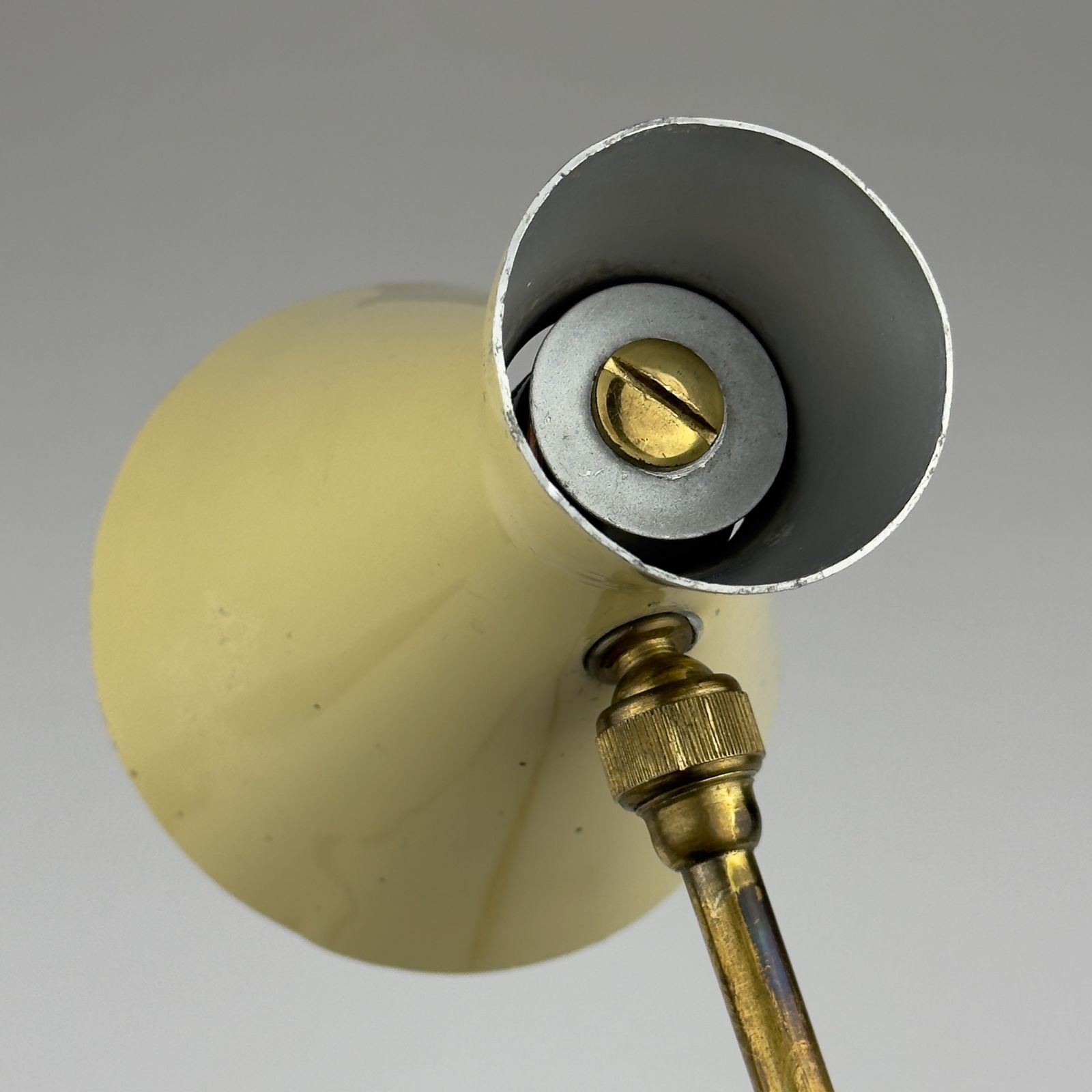 Vintage Metal Table Lamp By Stilnovo, Italy 1950s photo vintage