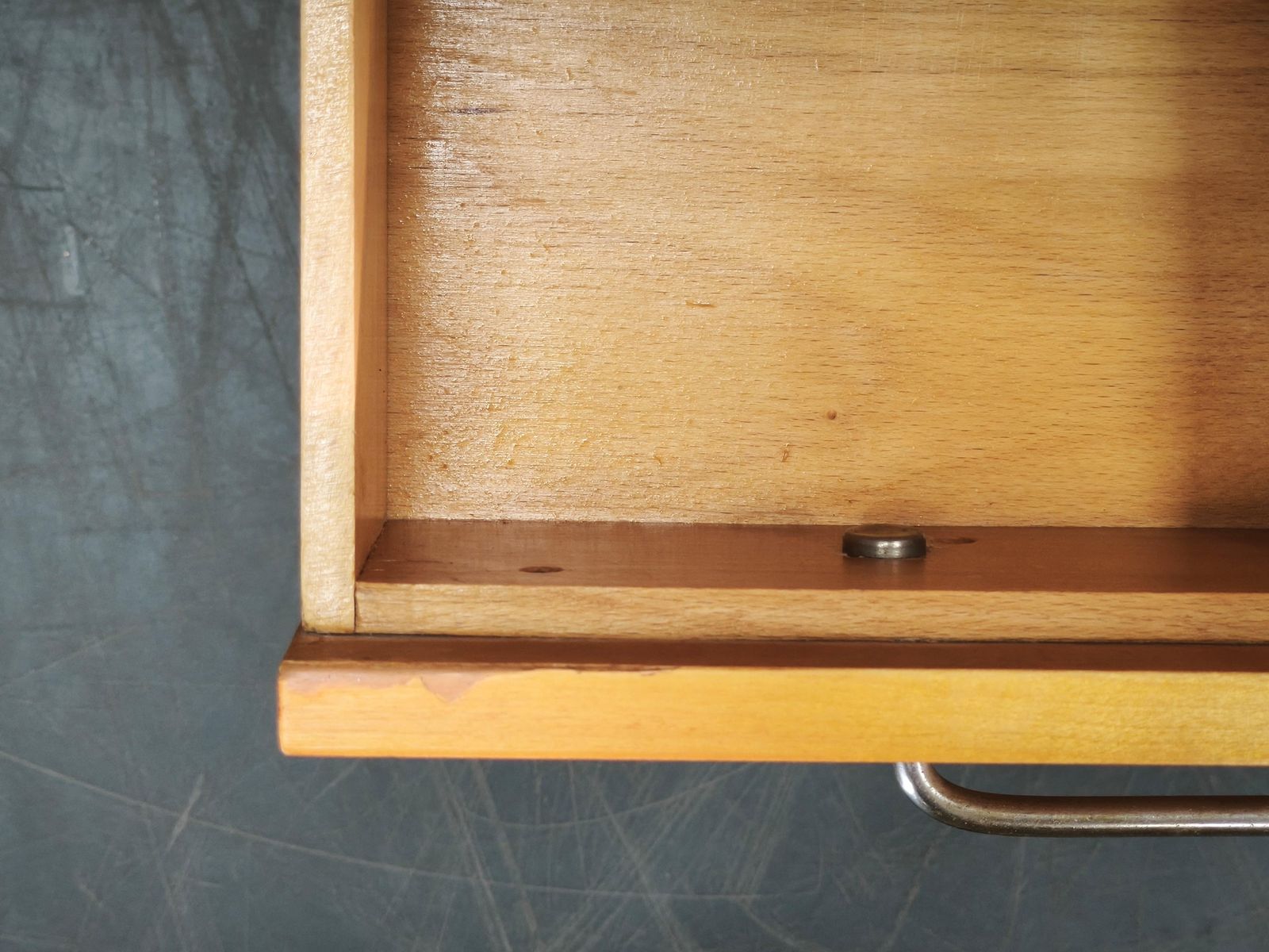 photo for sale 1970s Up Zavody Czech Mid Century Vanity Chest With Mirror