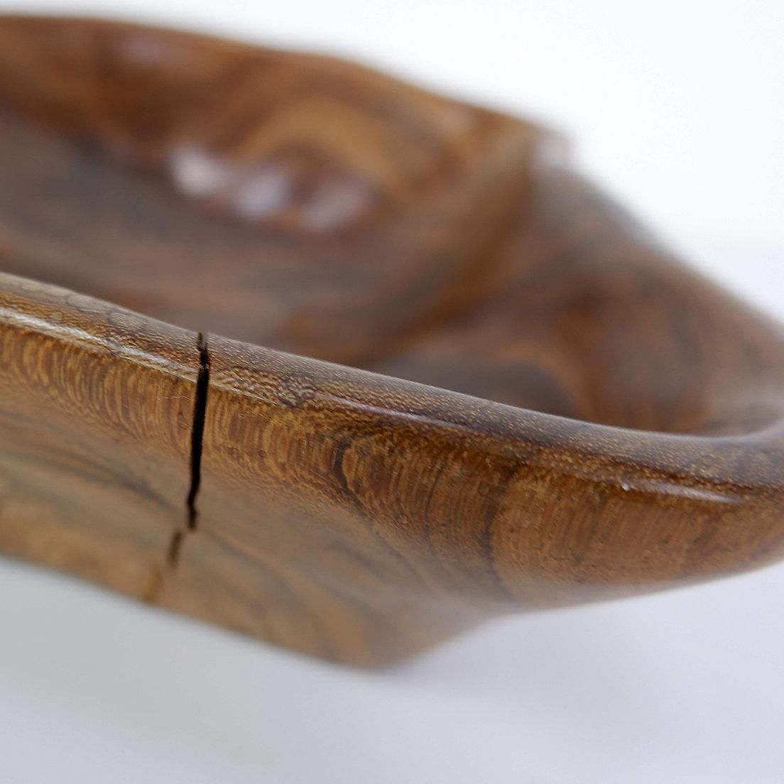 Brutalist Wood Bowl In The Spirit Of Alexandre Noll   1960s photo for sale