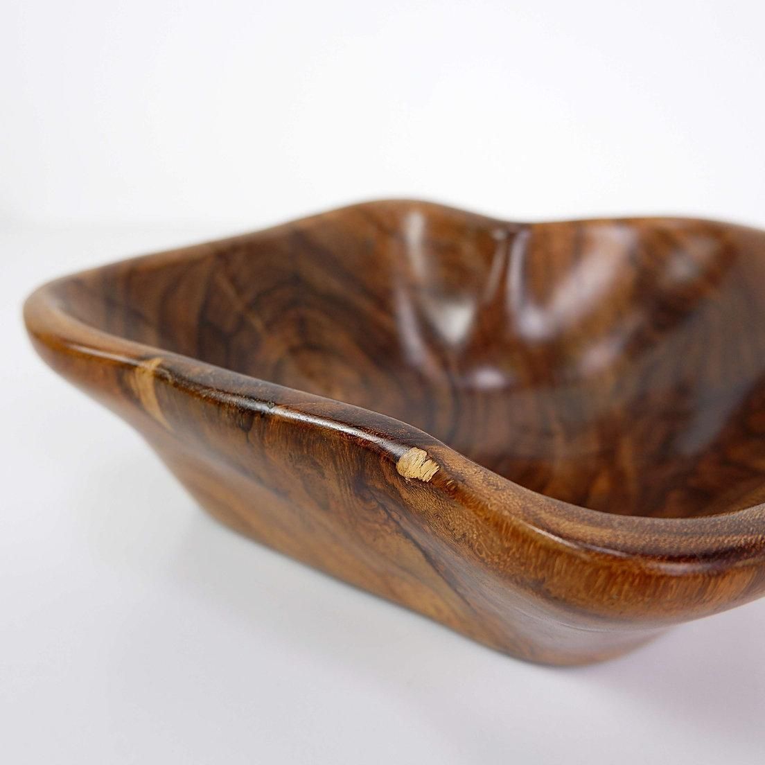 photo for sale Brutalist Wood Bowl In The Spirit Of Alexandre Noll   1960s