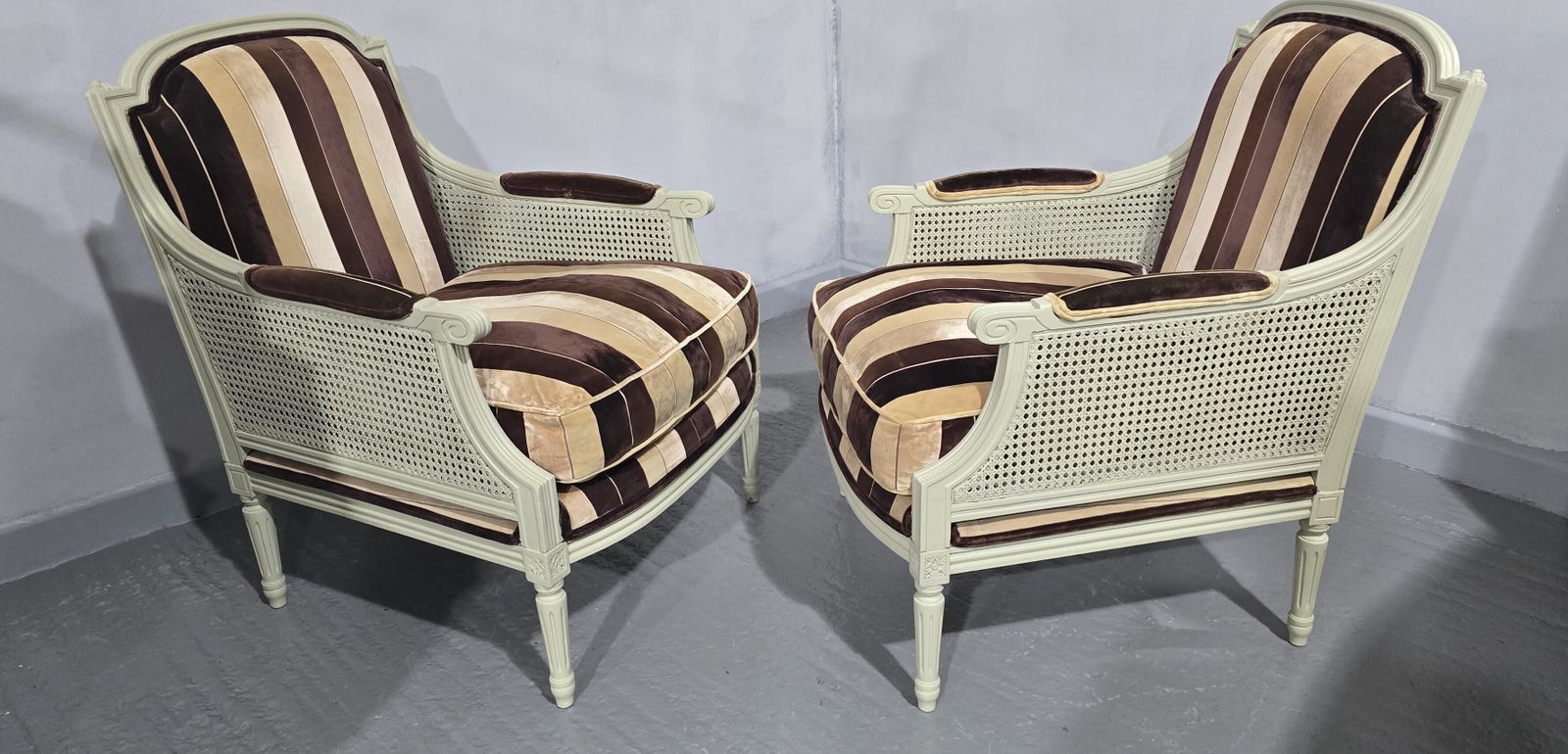 Super Pair French Bergere Armchairs photo buy