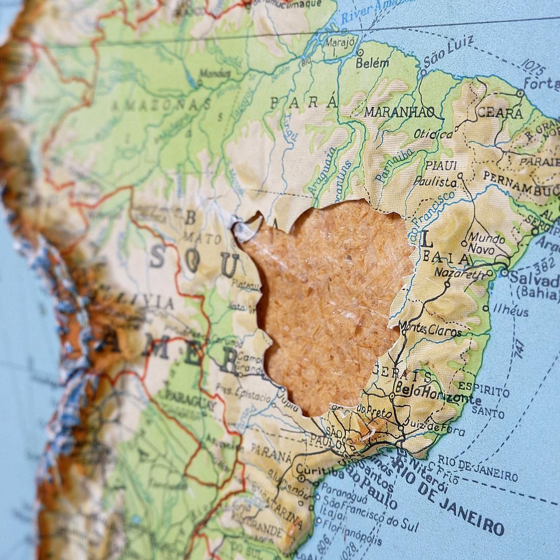 photo for sale George Philip's Large Relief Map Of The World 150x110cm