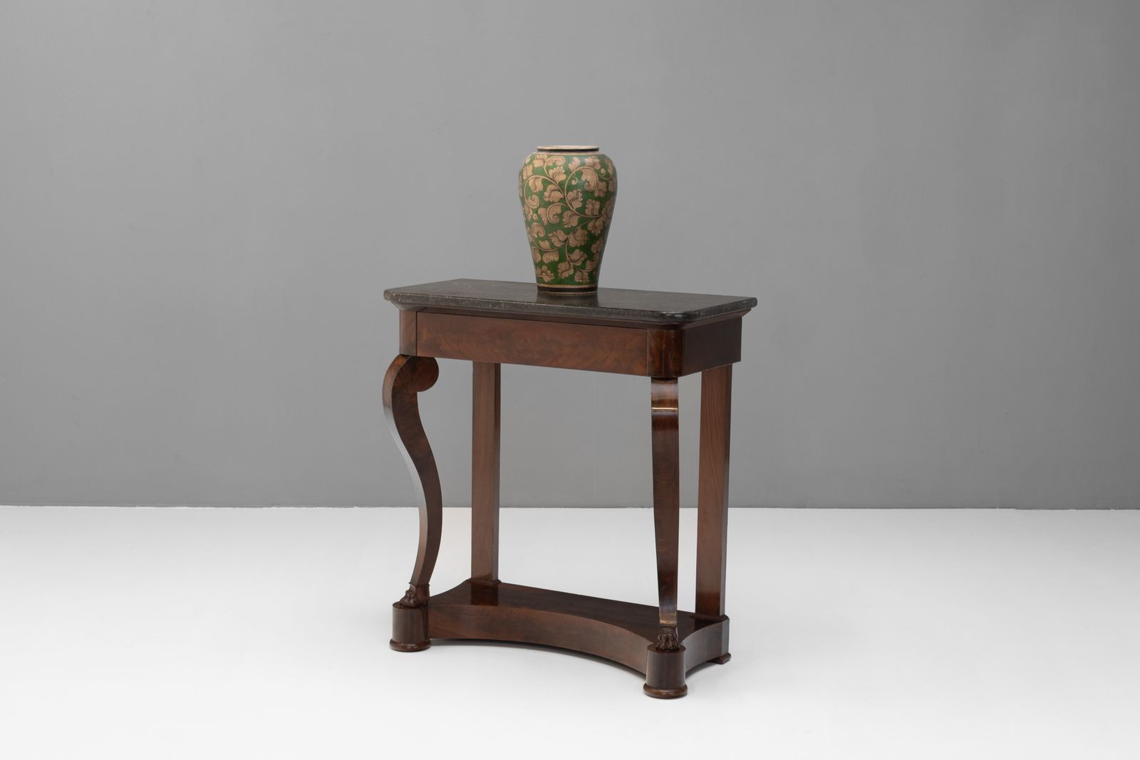 Marble Top Mahogany Console, 1800s photo furniture