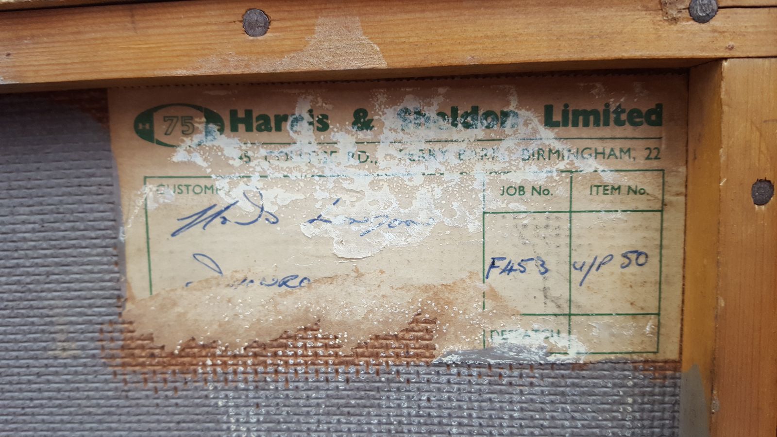 Matching Pair Of Mahogany Haberdashery Cabinets Harris & Sheldon Ltd Birmingham photo Furniture