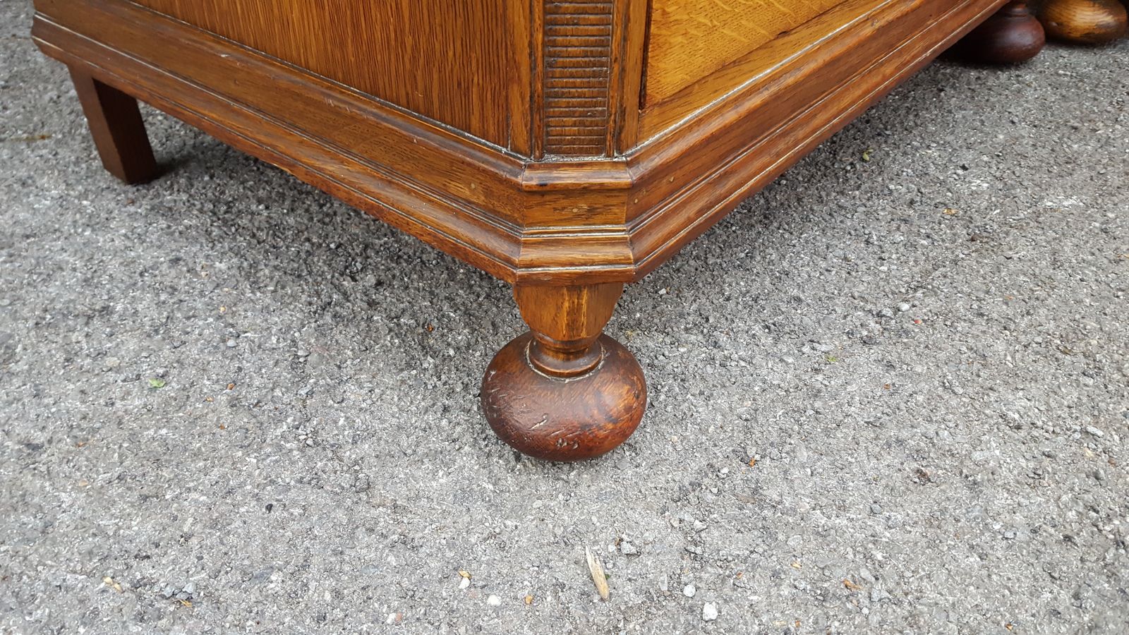 Pair Five Drawer Superb Golden Oak Chest Of Drawers photo furniture