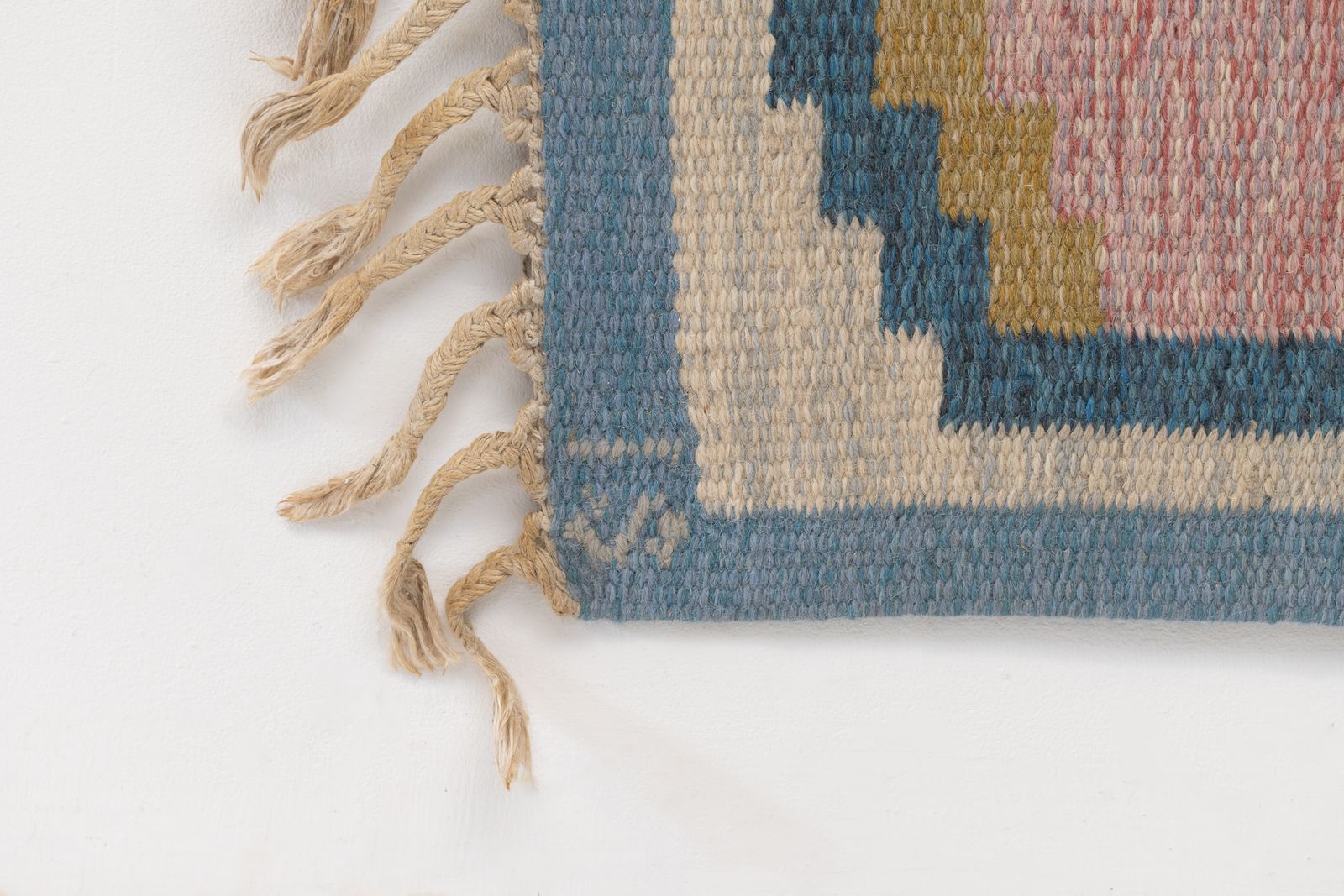Large Mid Century Swedish Kilim By Ingegerd Silow photo buy