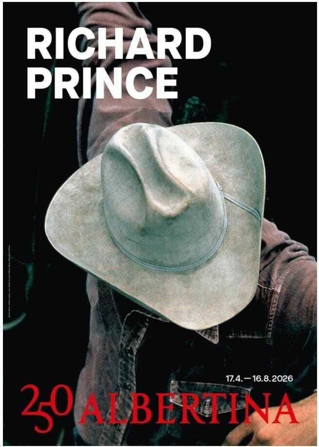Authentic Richard Prince Exhibition Poster   250 Albertina   Official Museum Print photo furniture