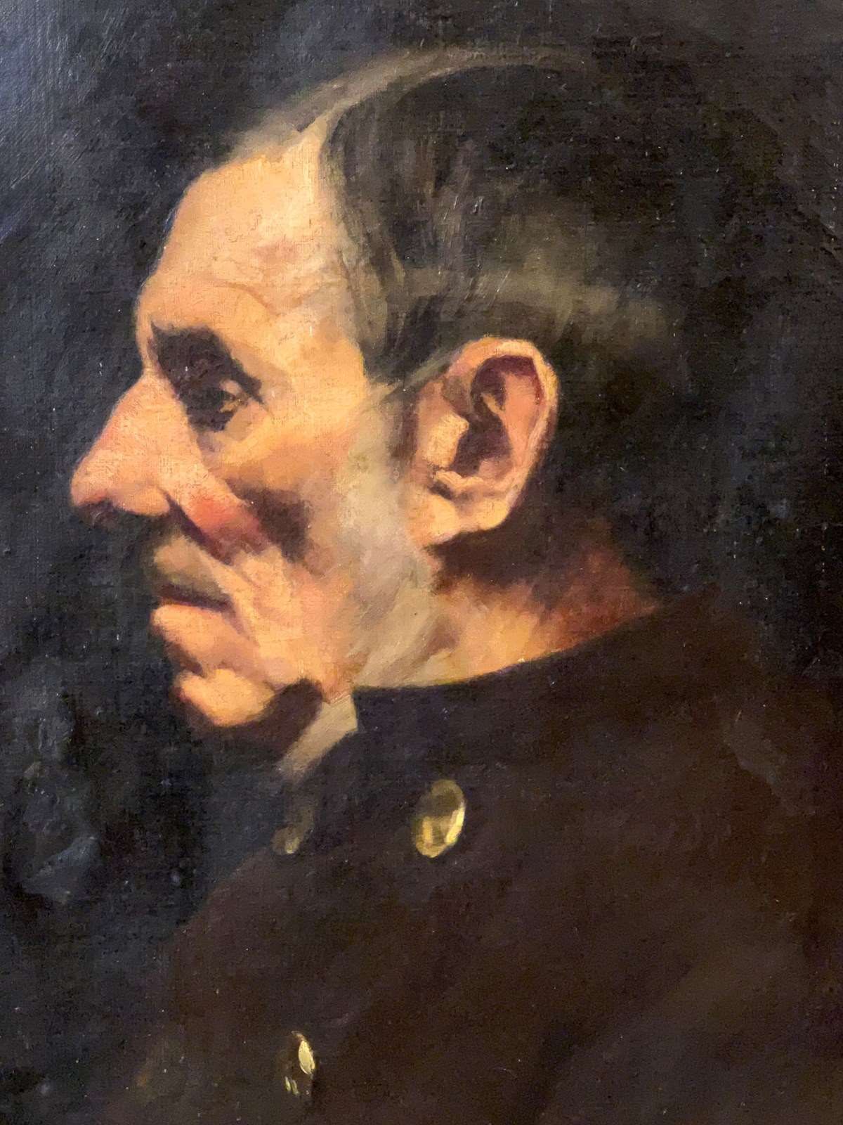 Oil On Canvas Portrait By Bertram Priestman Ra, Exhibited Royal Academy 1890 photo 2640.0