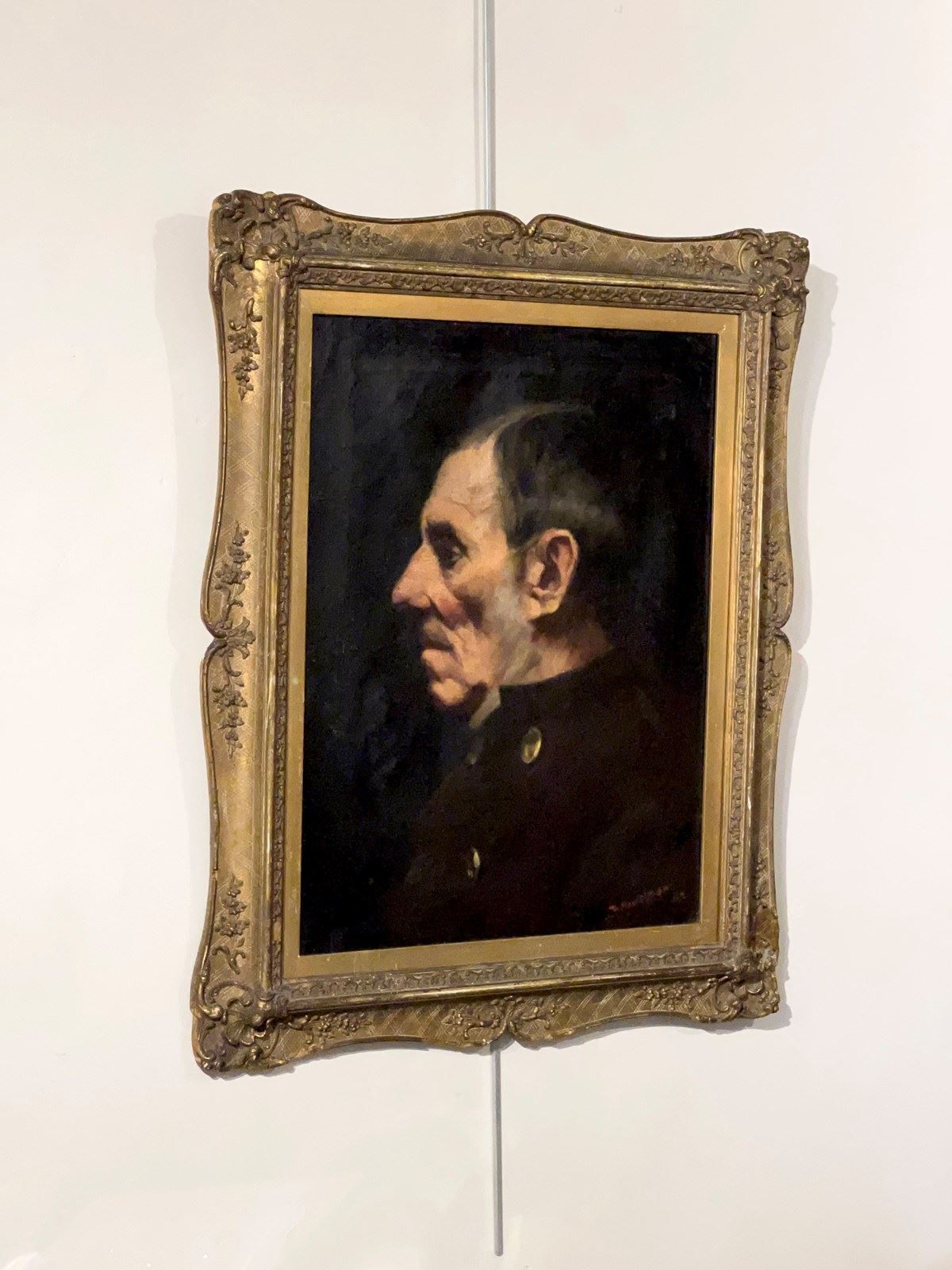 Oil On Canvas Portrait By Bertram Priestman Ra, Exhibited Royal Academy 1890 photo vinterior