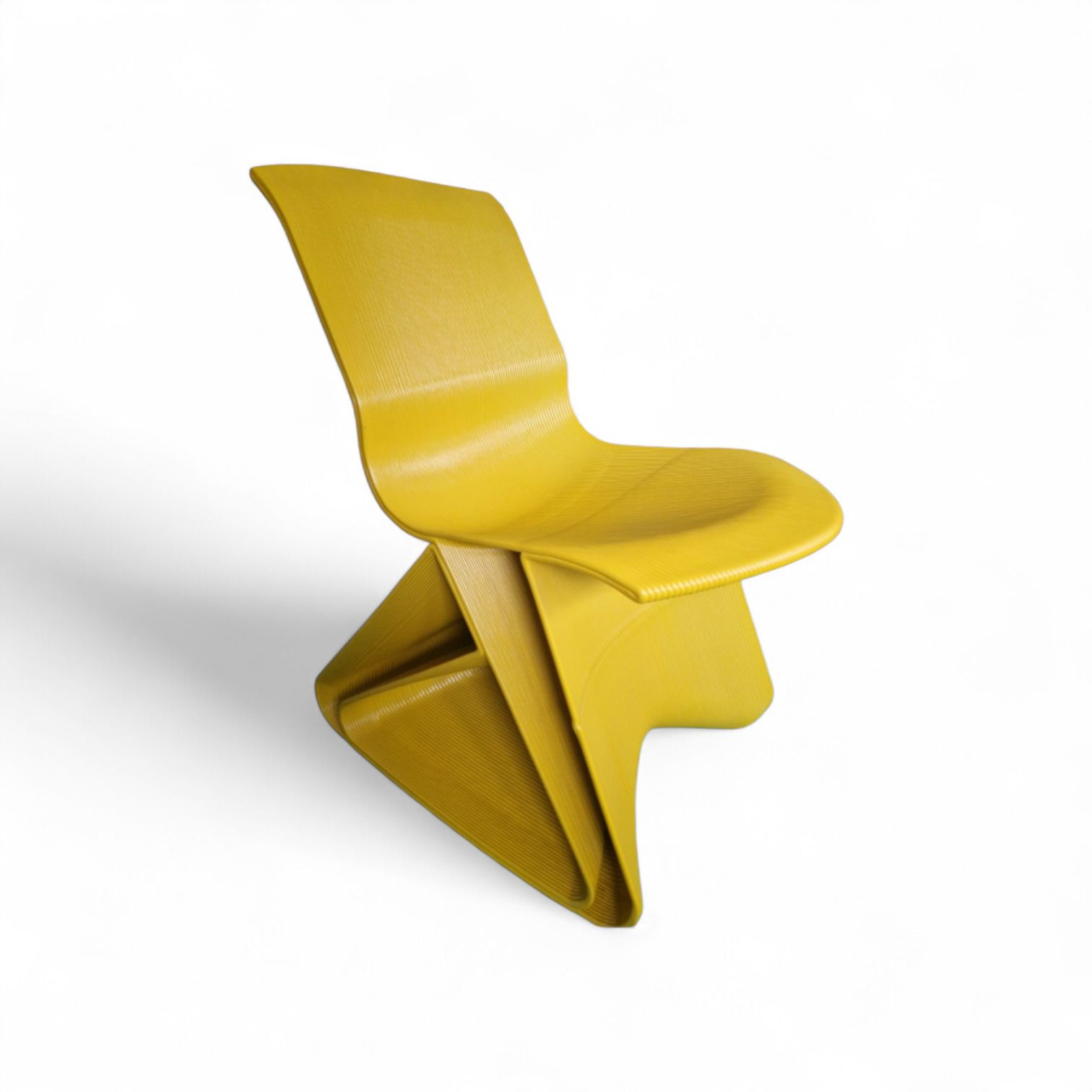 Endless Flow Rocking Chair / Endless Chair / 2010/11 Yellow First Edition / Moma Museum / Stedelijk Musem / Vitra Design Museum / Dirk Vander Kooij photo furniture
