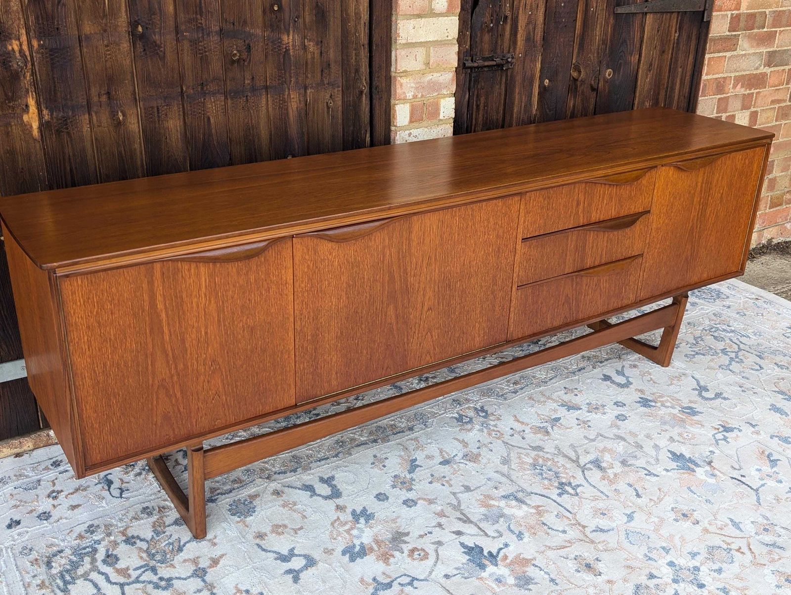photo buy William Lawrence Sideboard Mid Century Modern Teak 1960s. Rare Retro Find In Amazing Condition.