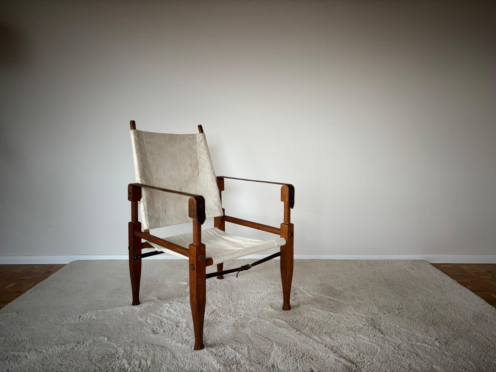 Safari Armchair By Wilhelm Kienzle Attributed To Wohnbedarf, Switzerland, 1950s photo vintage