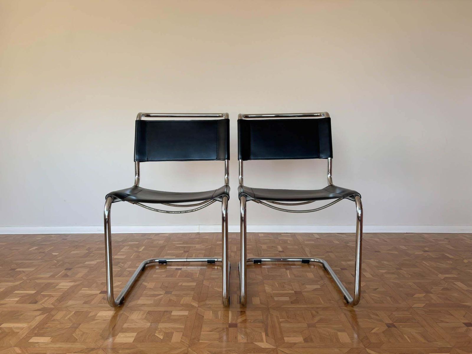 S33 Chairs By Mart Stam For Thonet, 1980s, Set Of 2 photo for sale