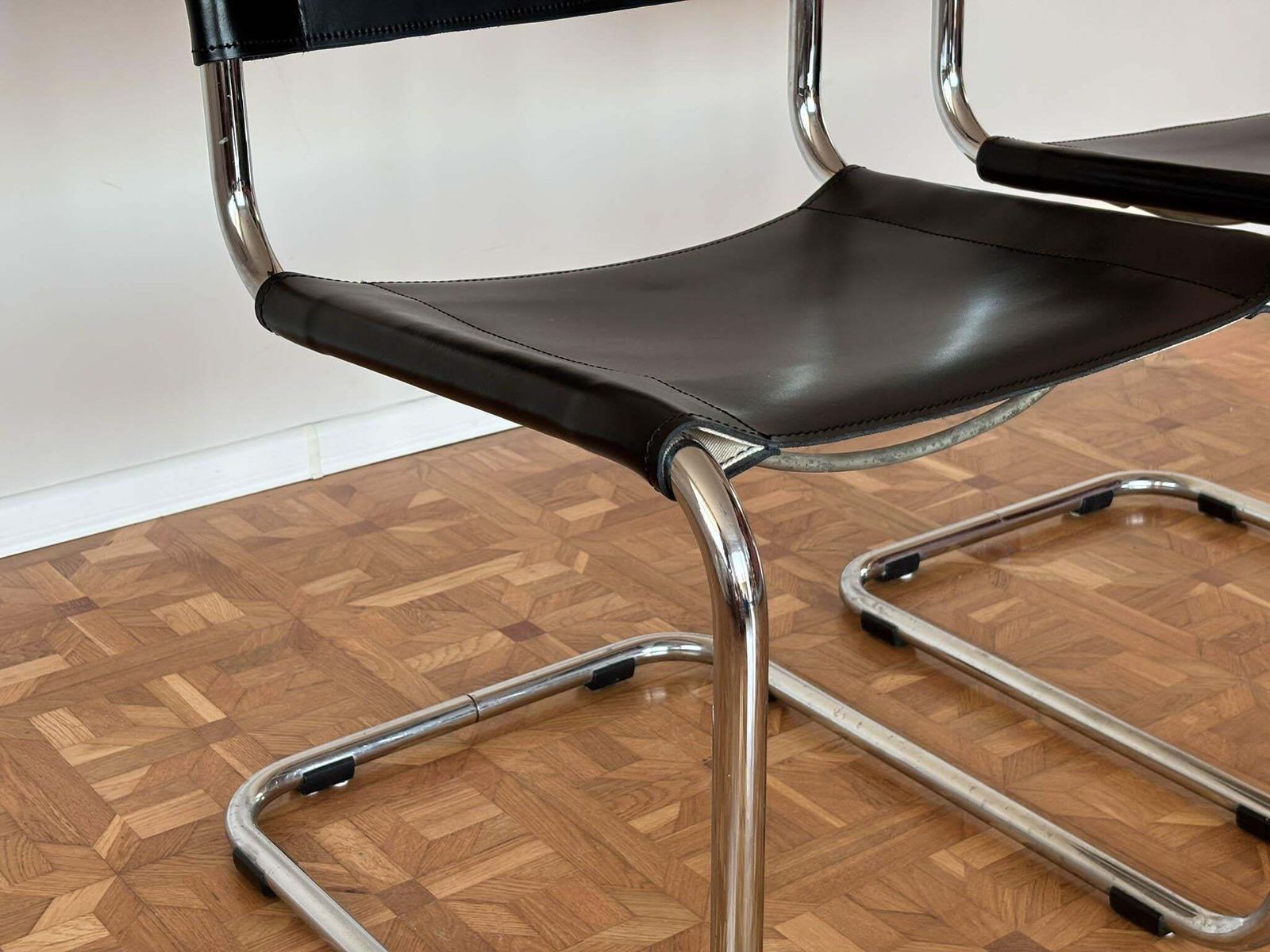 Furniture S33 Chairs By Mart Stam For Thonet, 1980s, Set Of 2 photo