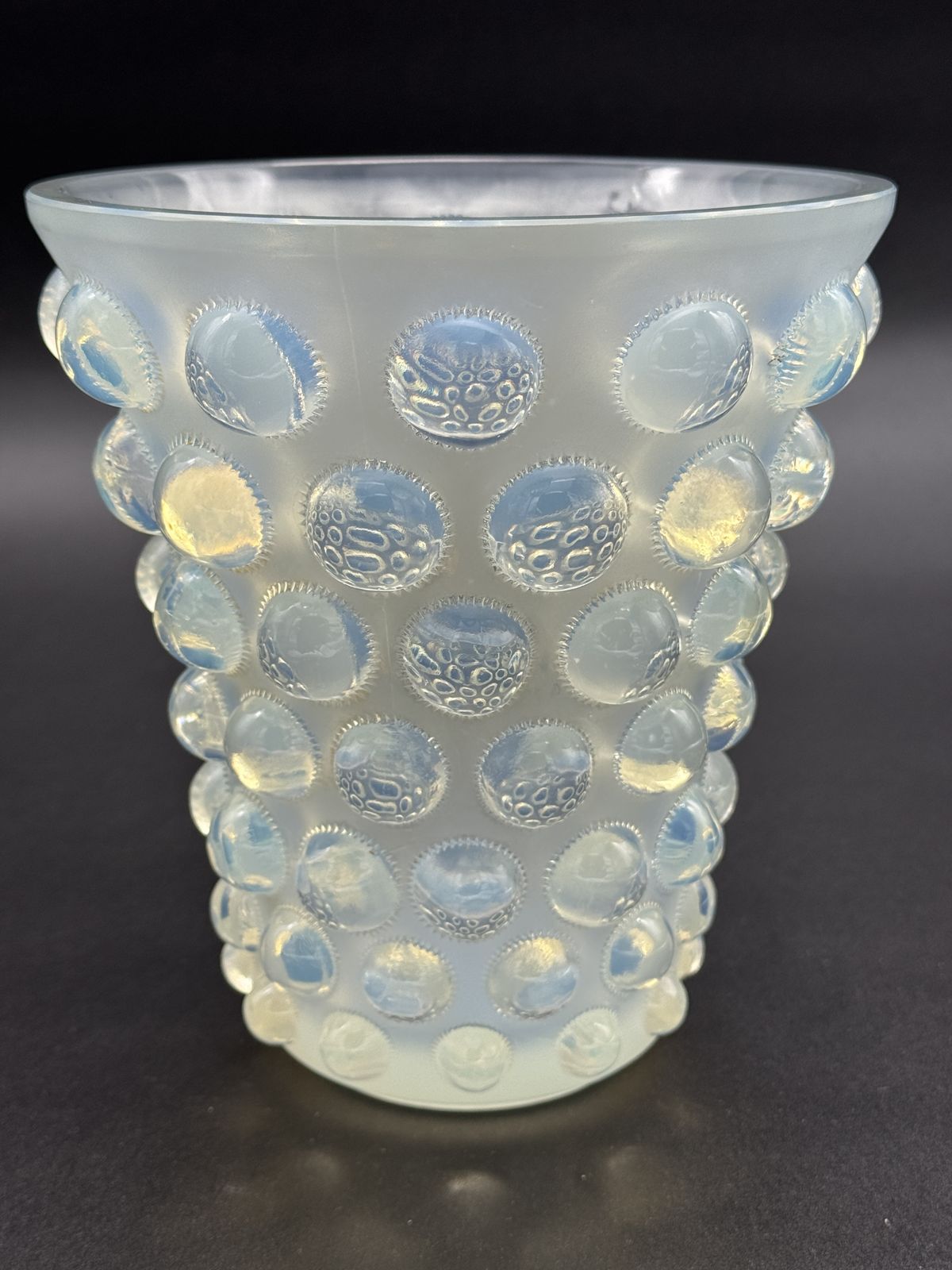 A R.Lalique Bamako Opalescent  Vase