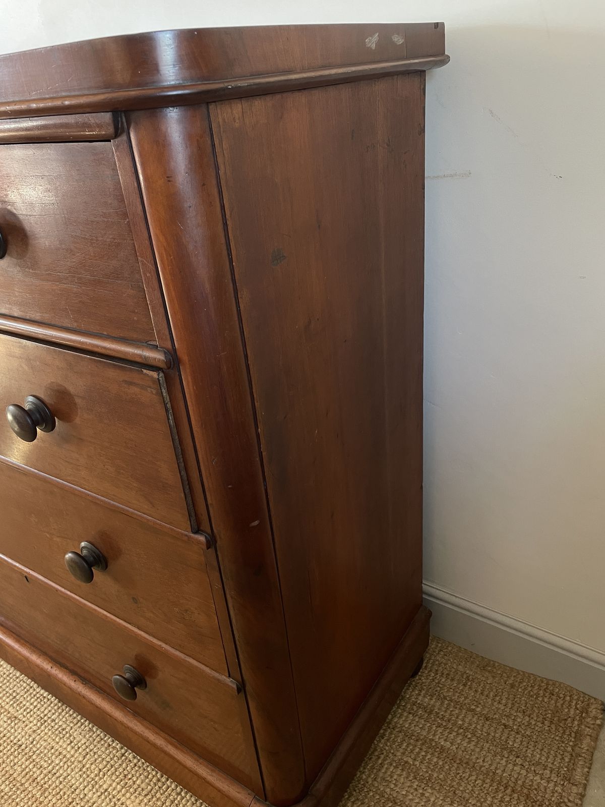 An Antique Mahogany Chest Of Drawers photo 380.0