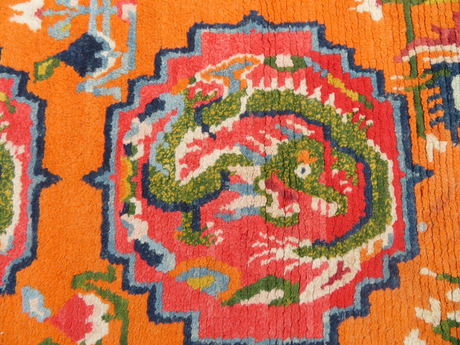 Antique Tibetan Rug. 137cm X 75cm. photo for sale