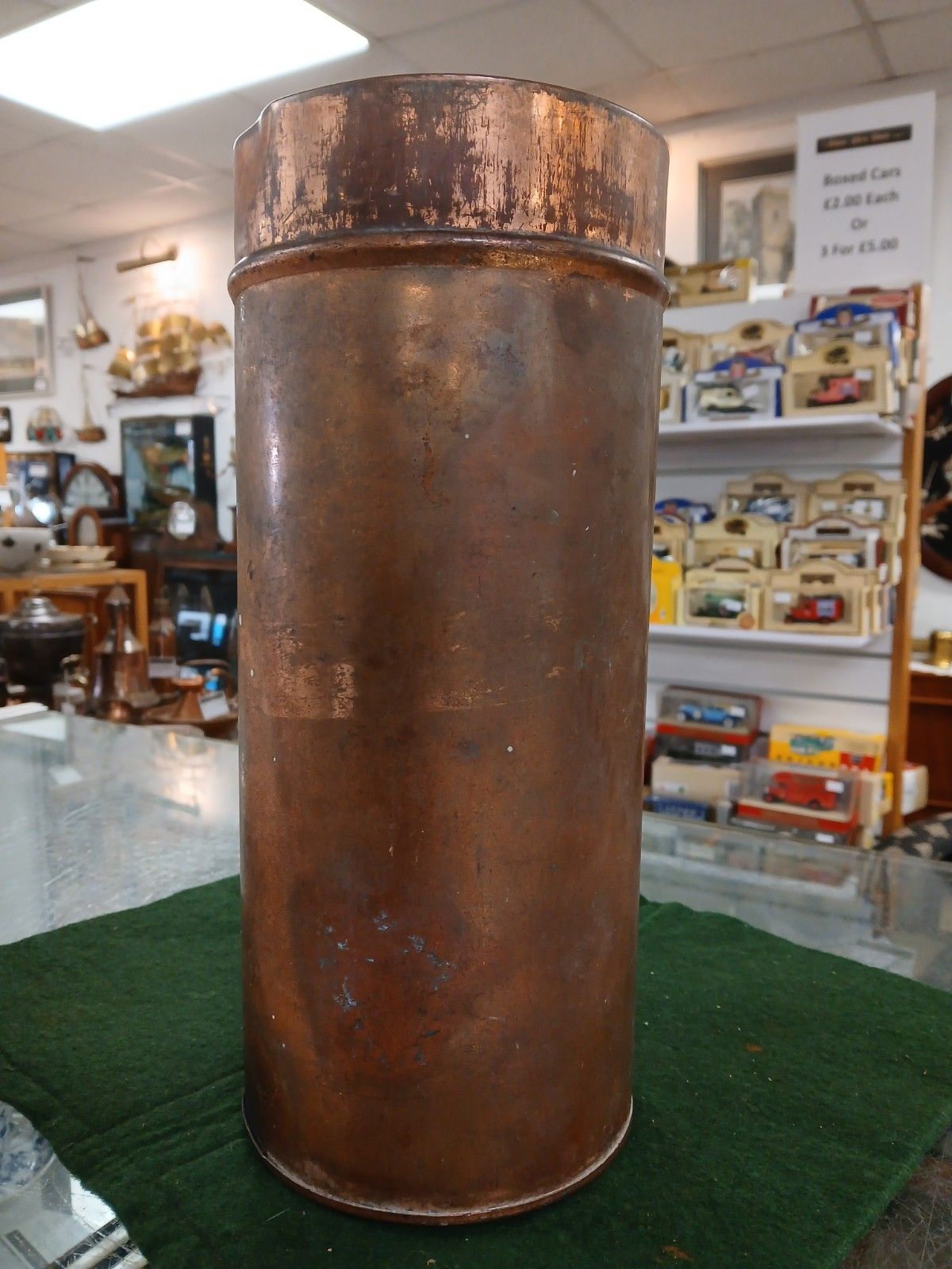 photo furniture Edwardian Era Snowdon Pattern Copper Rain Gauge By Negretti & Zambra