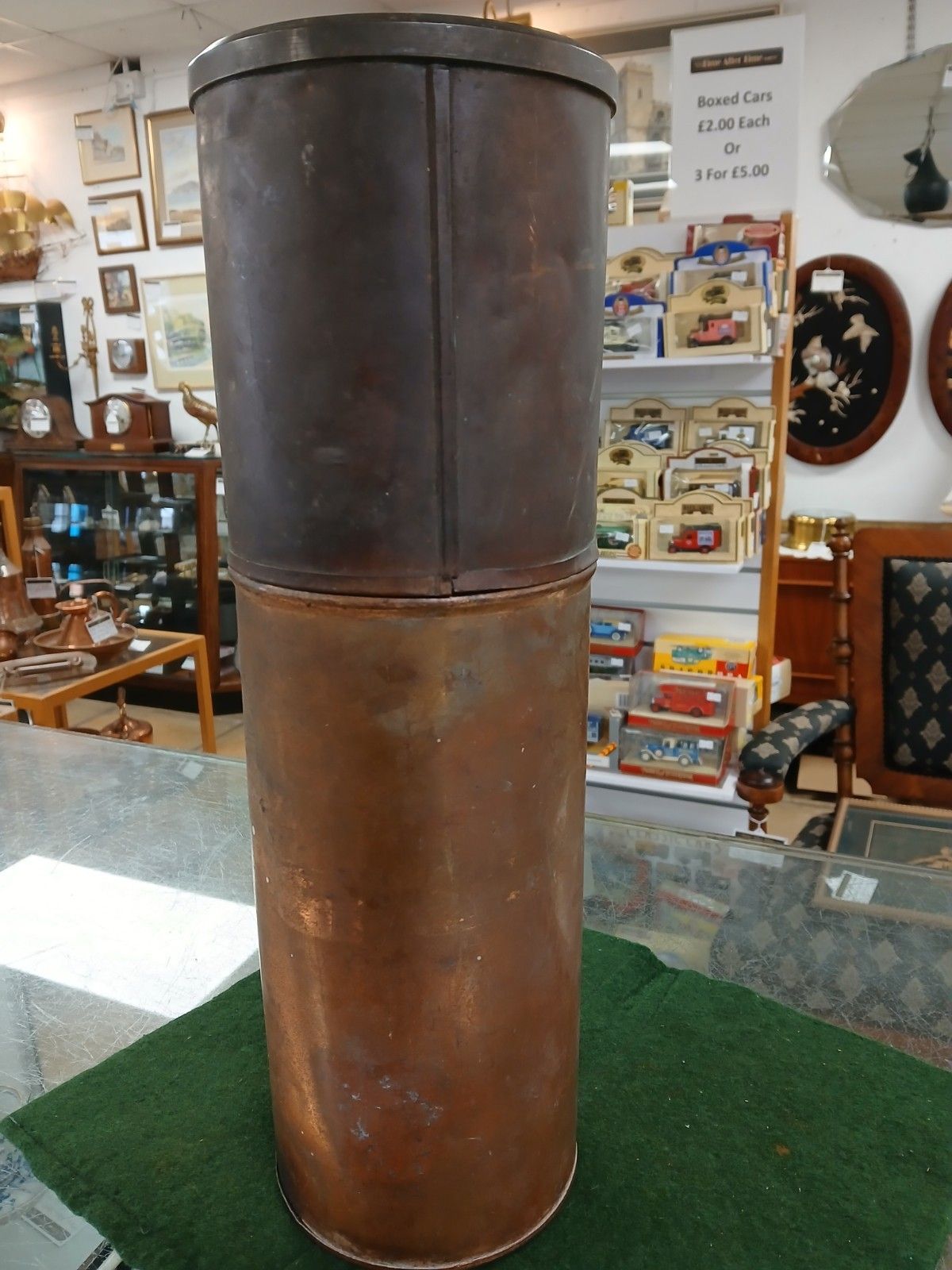95.0 Edwardian Era Snowdon Pattern Copper Rain Gauge By Negretti & Zambra photo