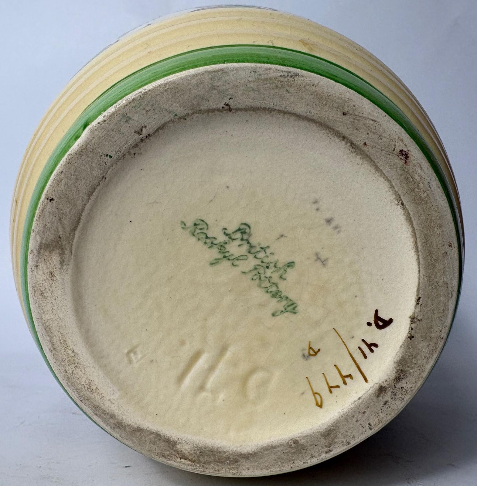 photo furniture Art Deco Roskyl Pottery Jug With Floral Decoration, England C.1930s