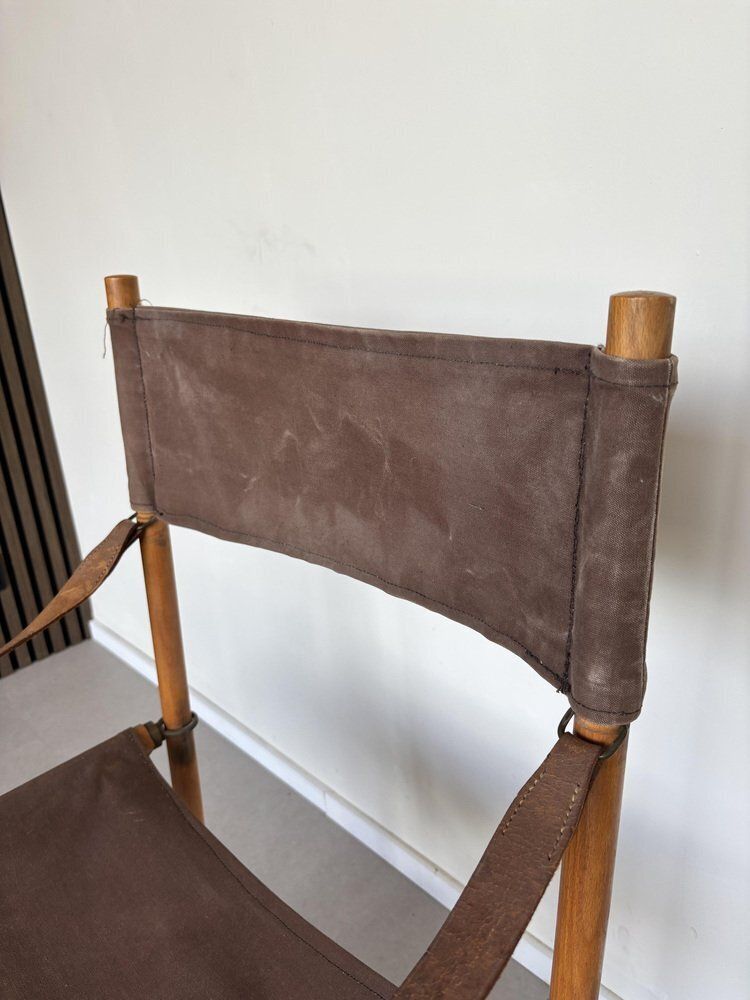 photo for sale Safari Chair Model By Mogens Koch For Interna, 1930s