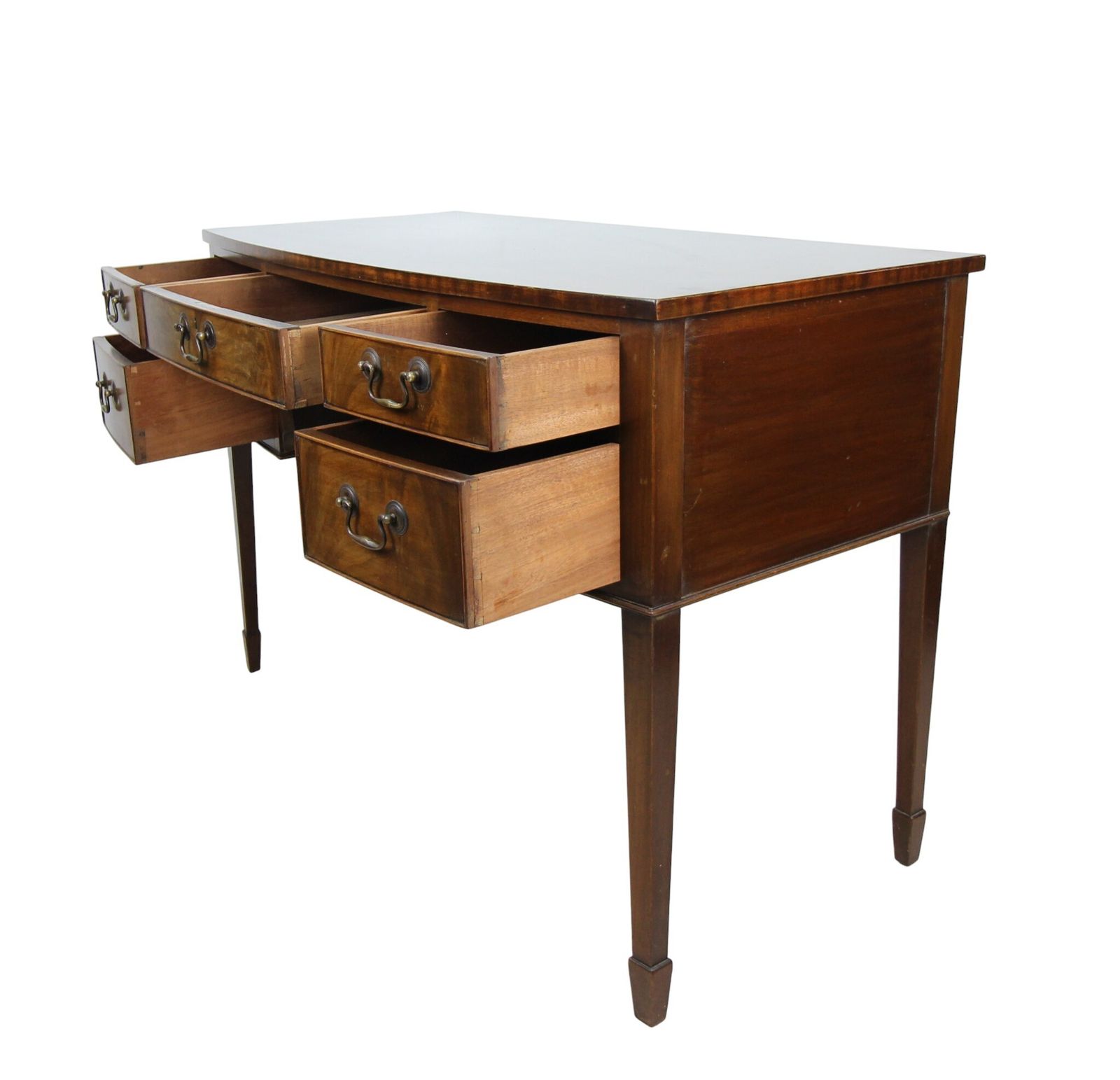 Vintage Hall Table With 5 Drawers photo Furniture